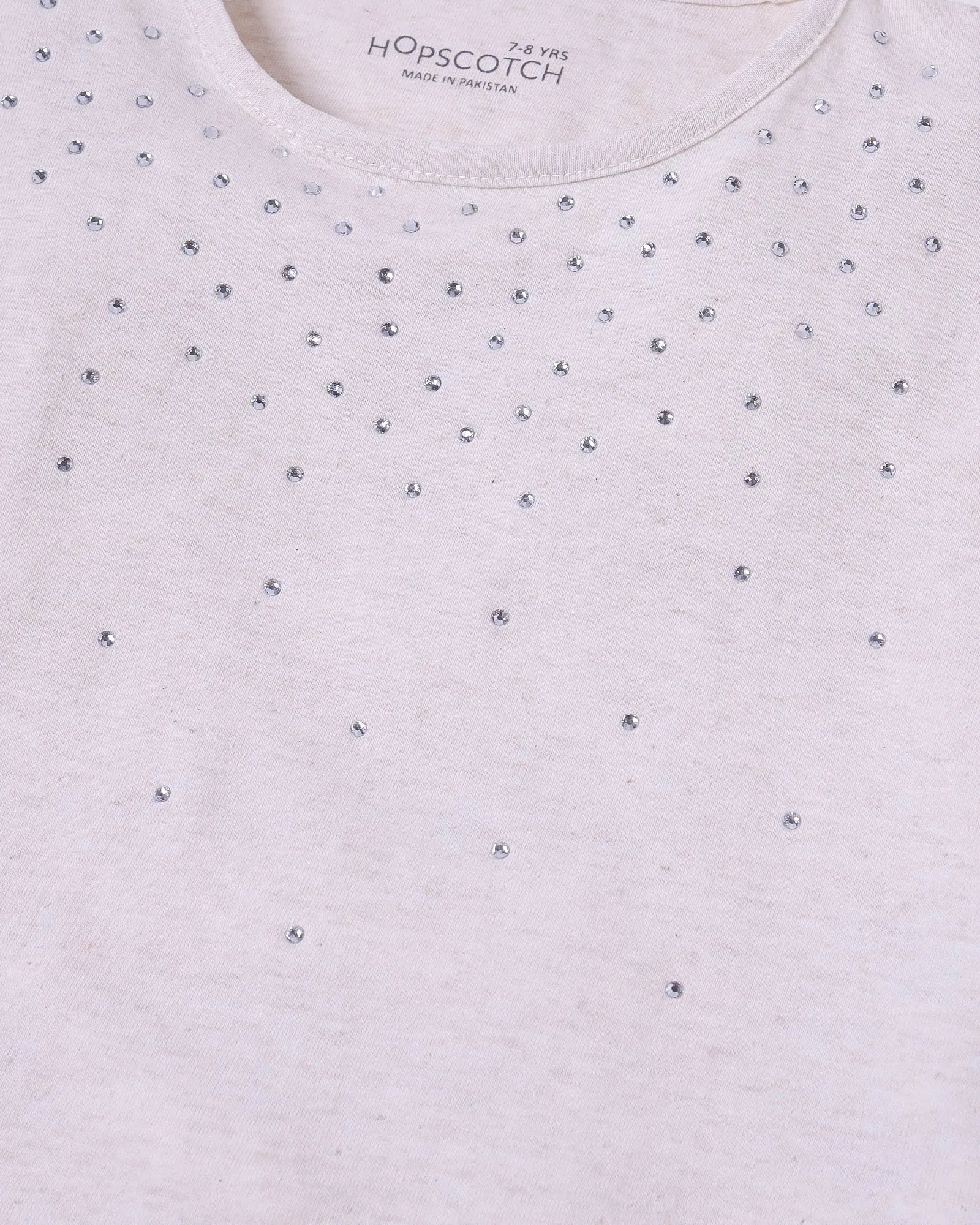 Embellished Boxy Crop T-Shirt