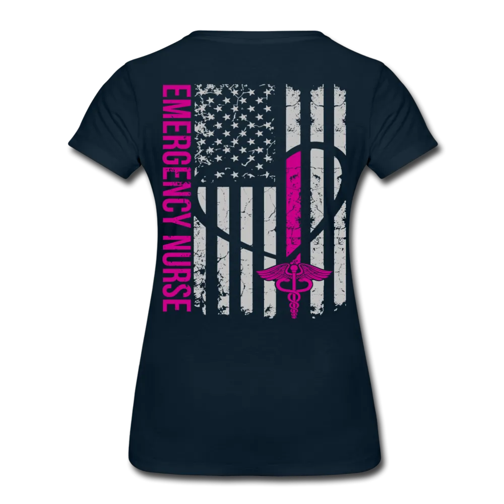 Erin ER Nurse Flag Women’s Premium T-Shirt