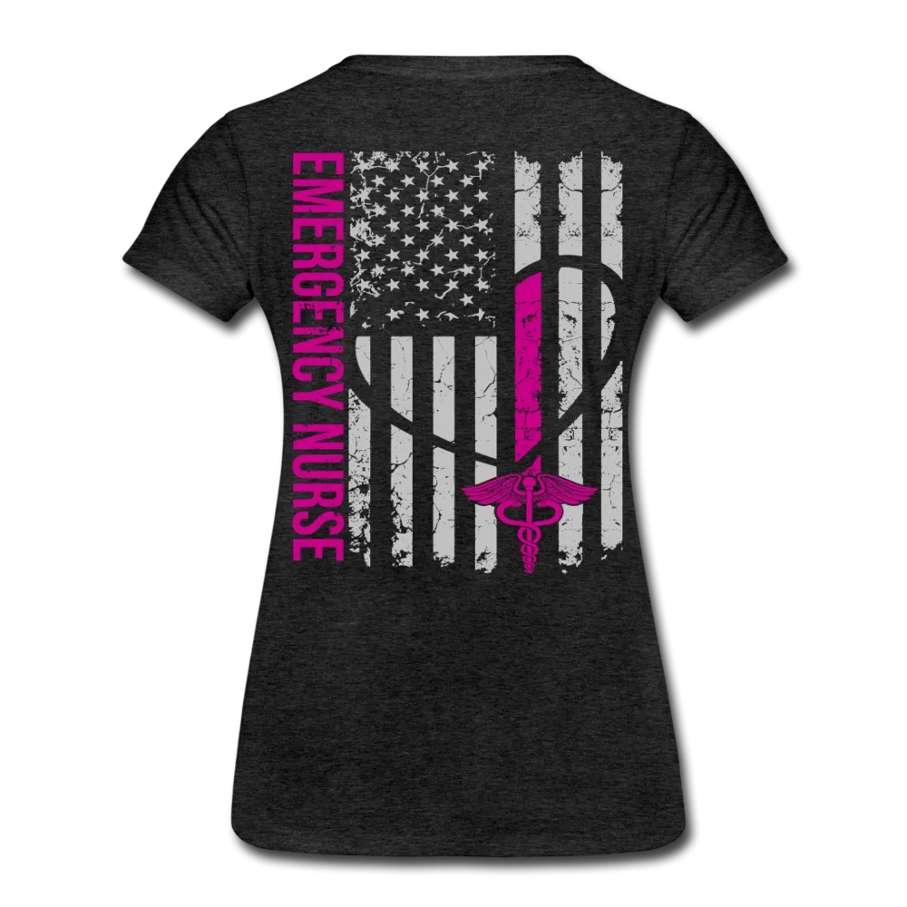 Erin ER Nurse Flag Women’s Premium T-Shirt