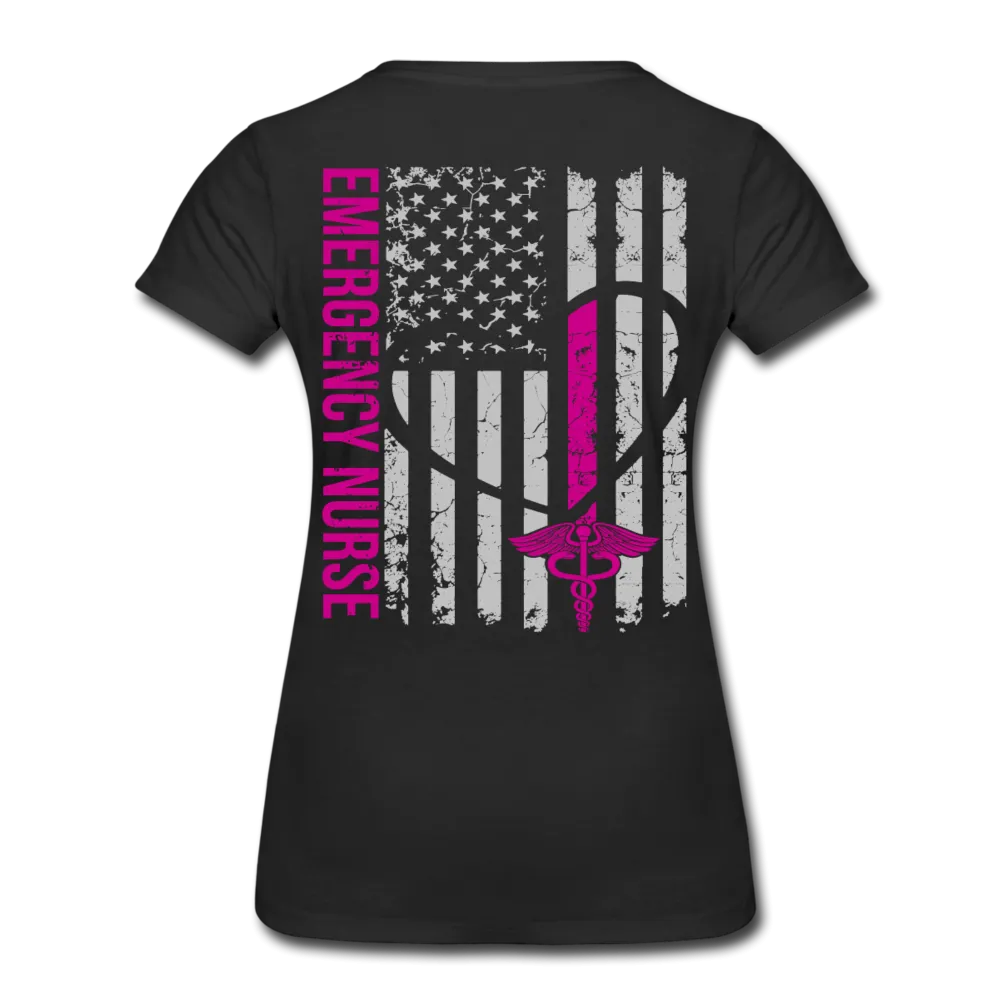 Erin ER Nurse Flag Women’s Premium T-Shirt