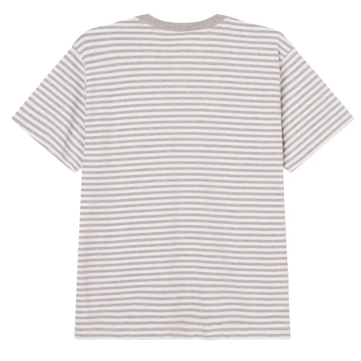 Established works eyes stripe ss Ash grey multi