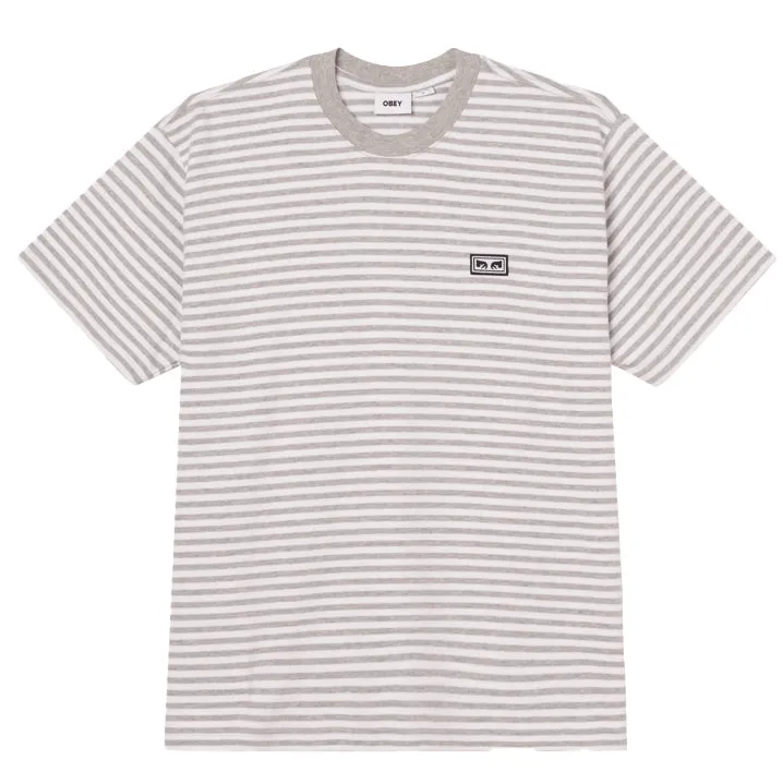 Established works eyes stripe ss Ash grey multi
