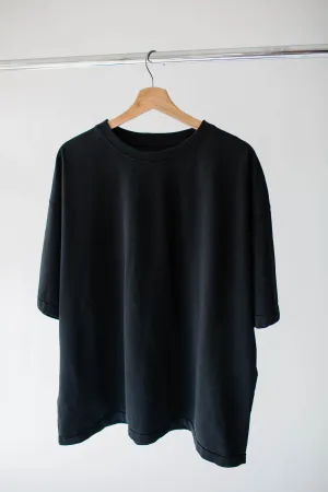Everyday Boxy Tee (Off-Black)