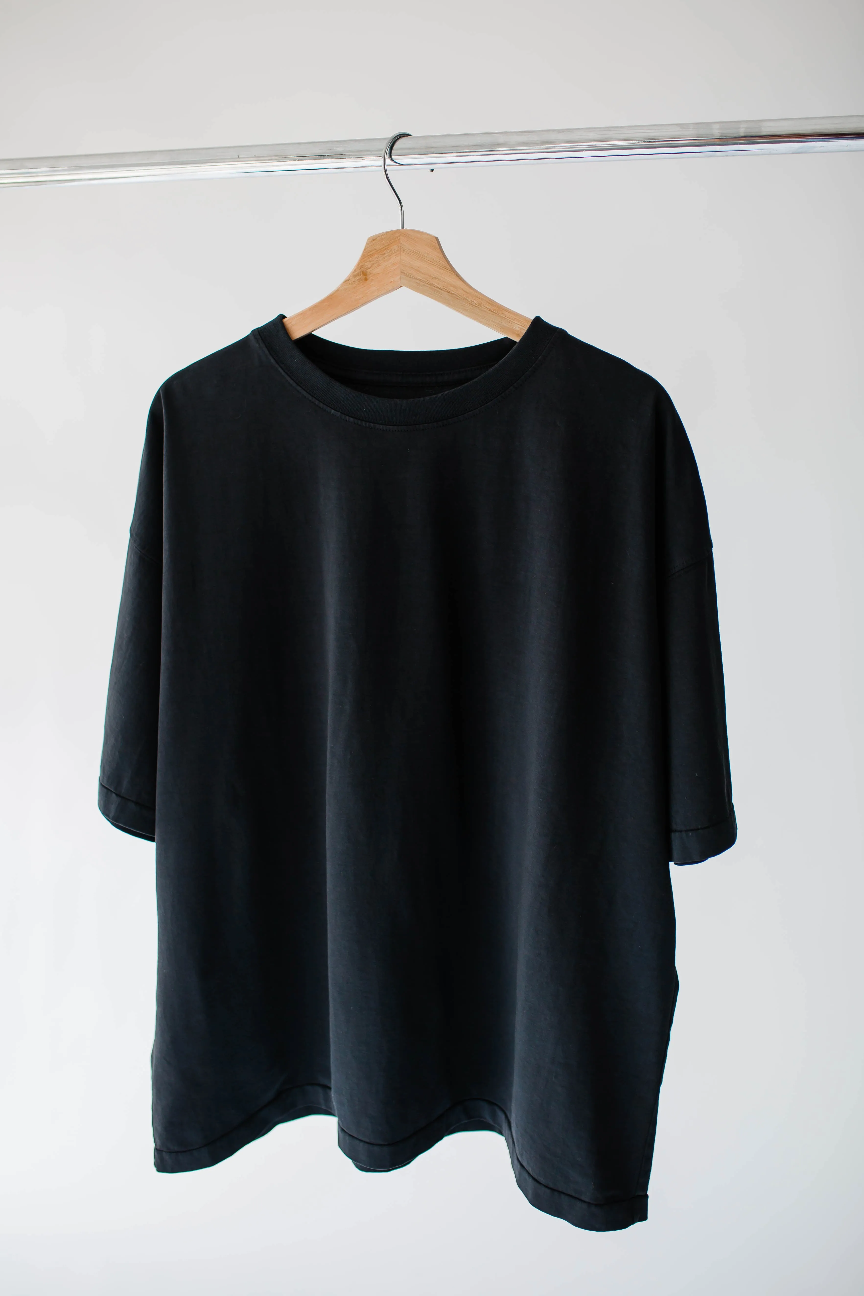 Everyday Boxy Tee (Off-Black)
