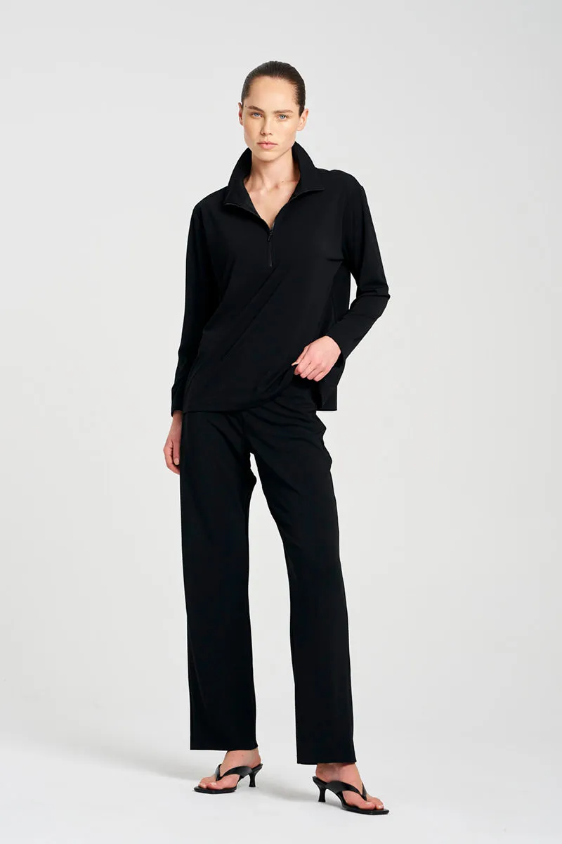 F007 8359  ZIP FRONT SWEATER