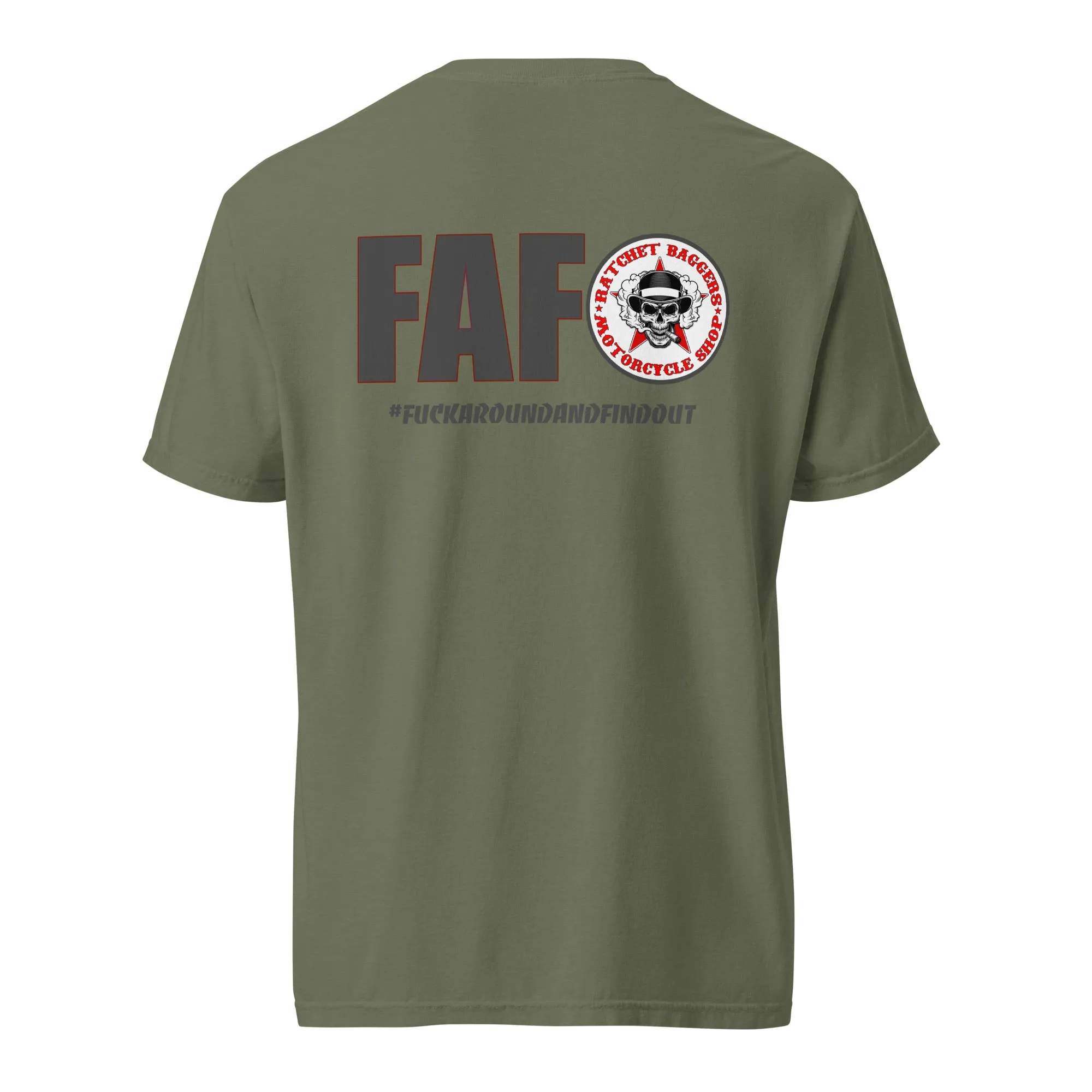 FAFO Logo Unisex garment-dyed heavyweight t-shirt