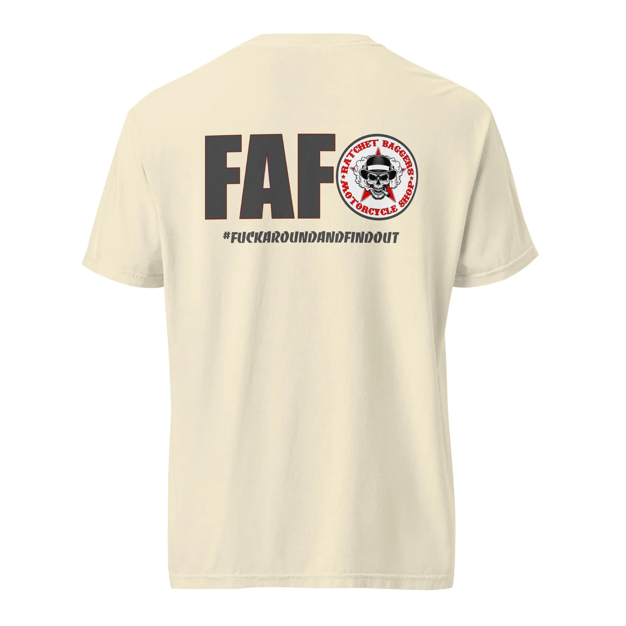 FAFO Logo Unisex garment-dyed heavyweight t-shirt