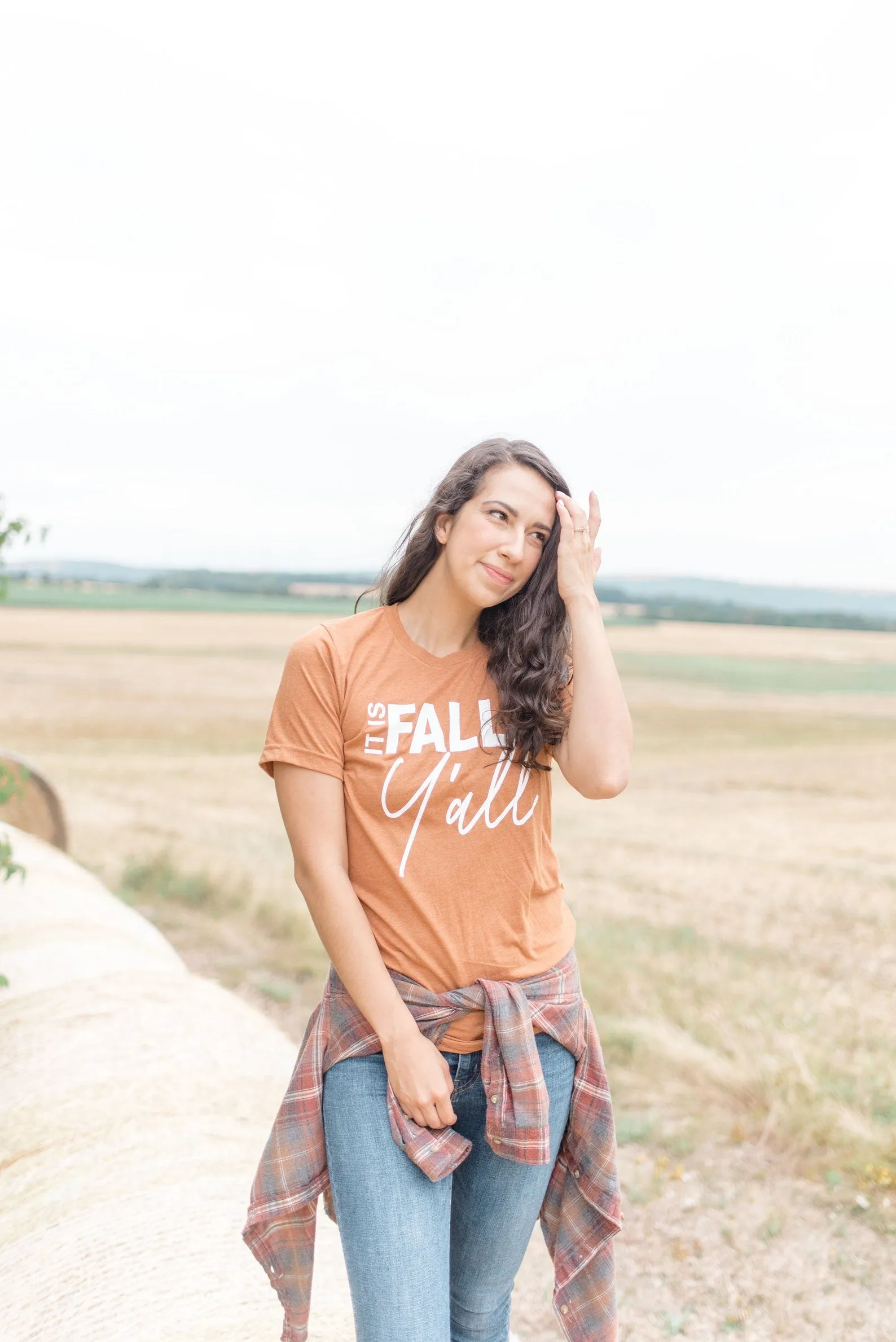 Fall Y'all Tee - Burnt Orange