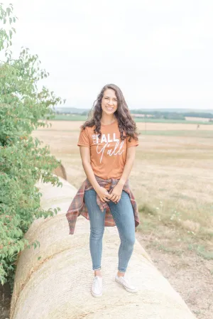 Fall Y'all Tee - Burnt Orange