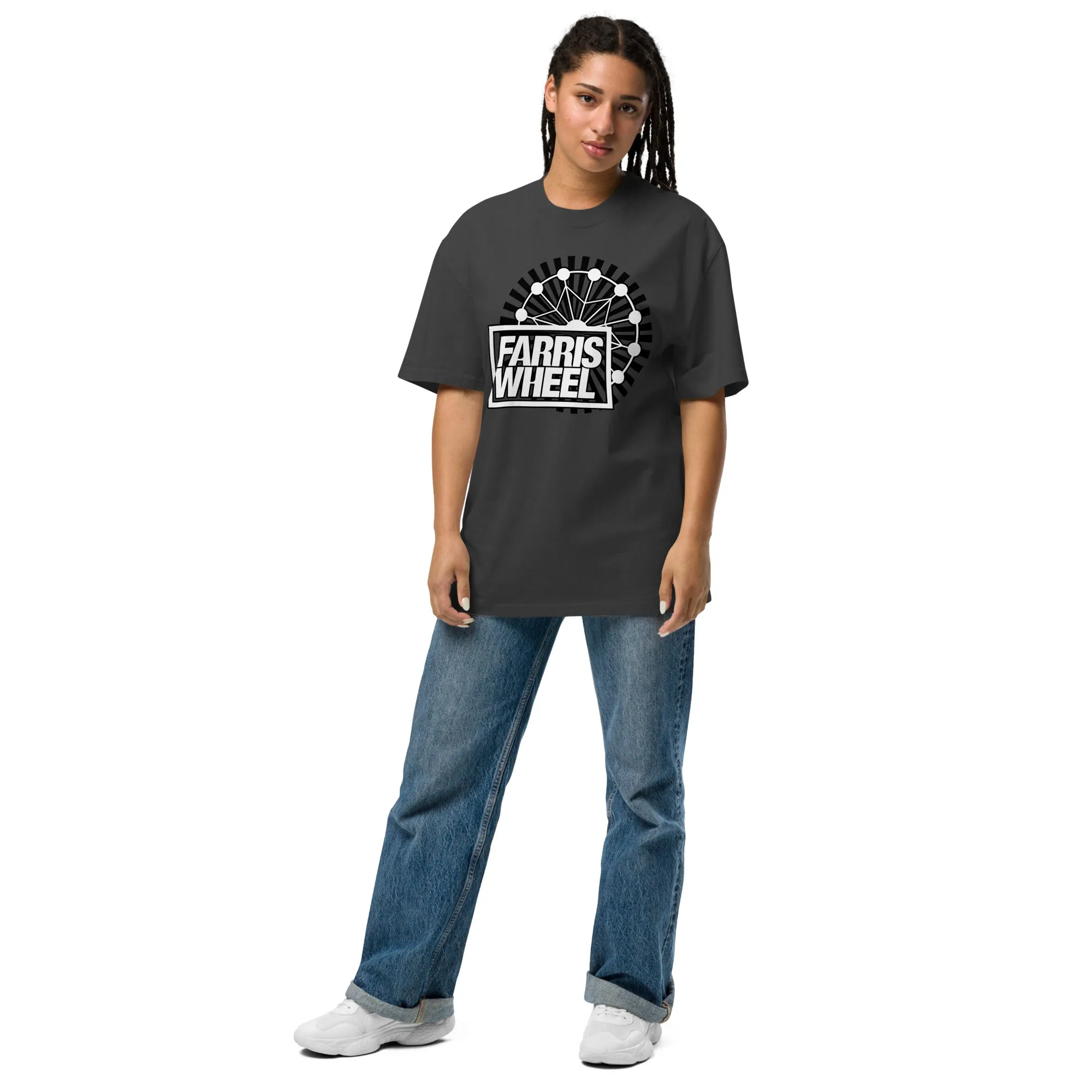 Farris Wheel Oversized Faded T-shirt