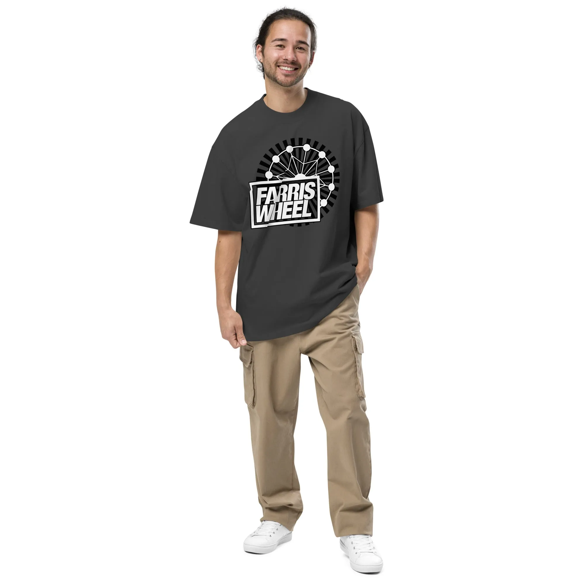 Farris Wheel Oversized Faded T-shirt
