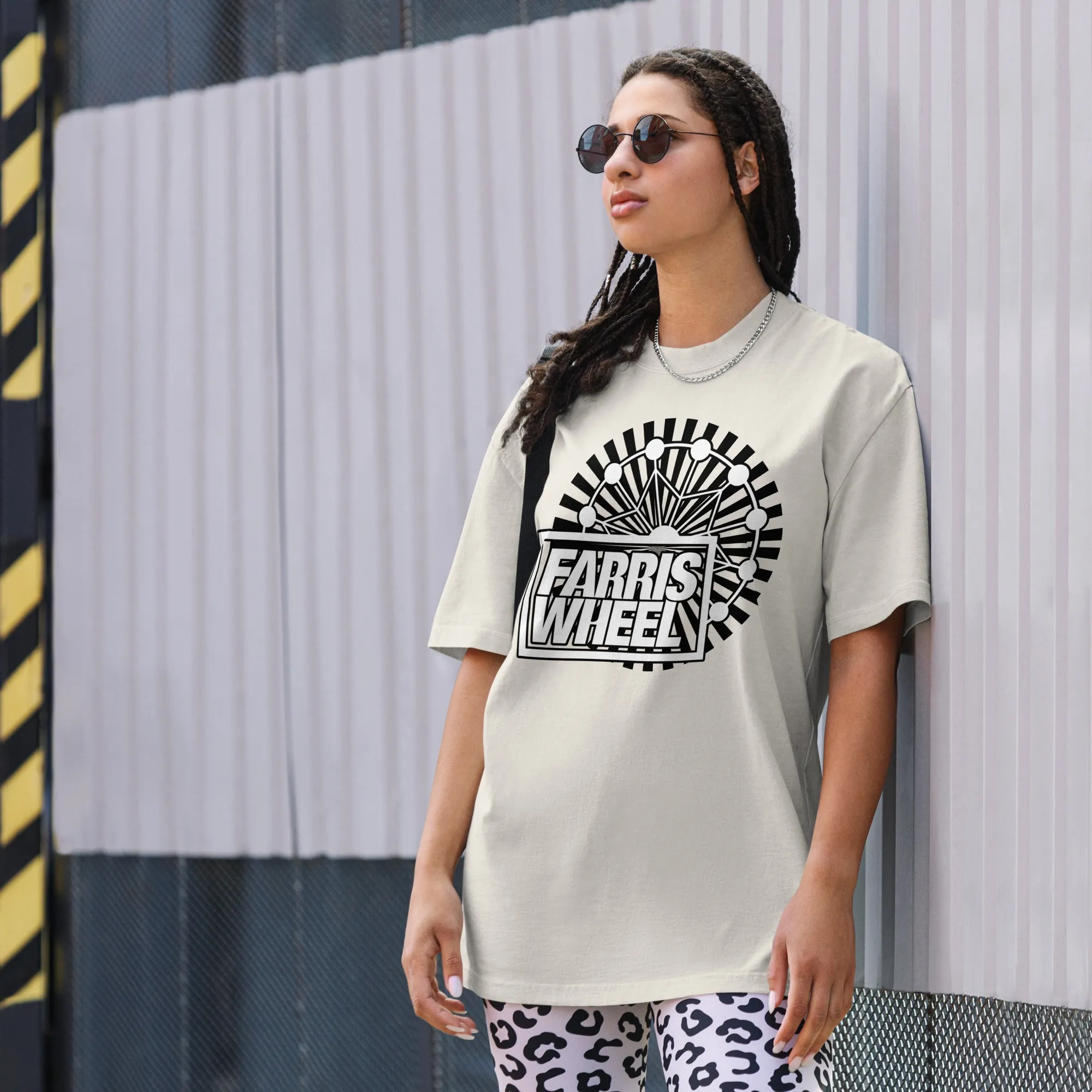 Farris Wheel Oversized Faded T-shirt