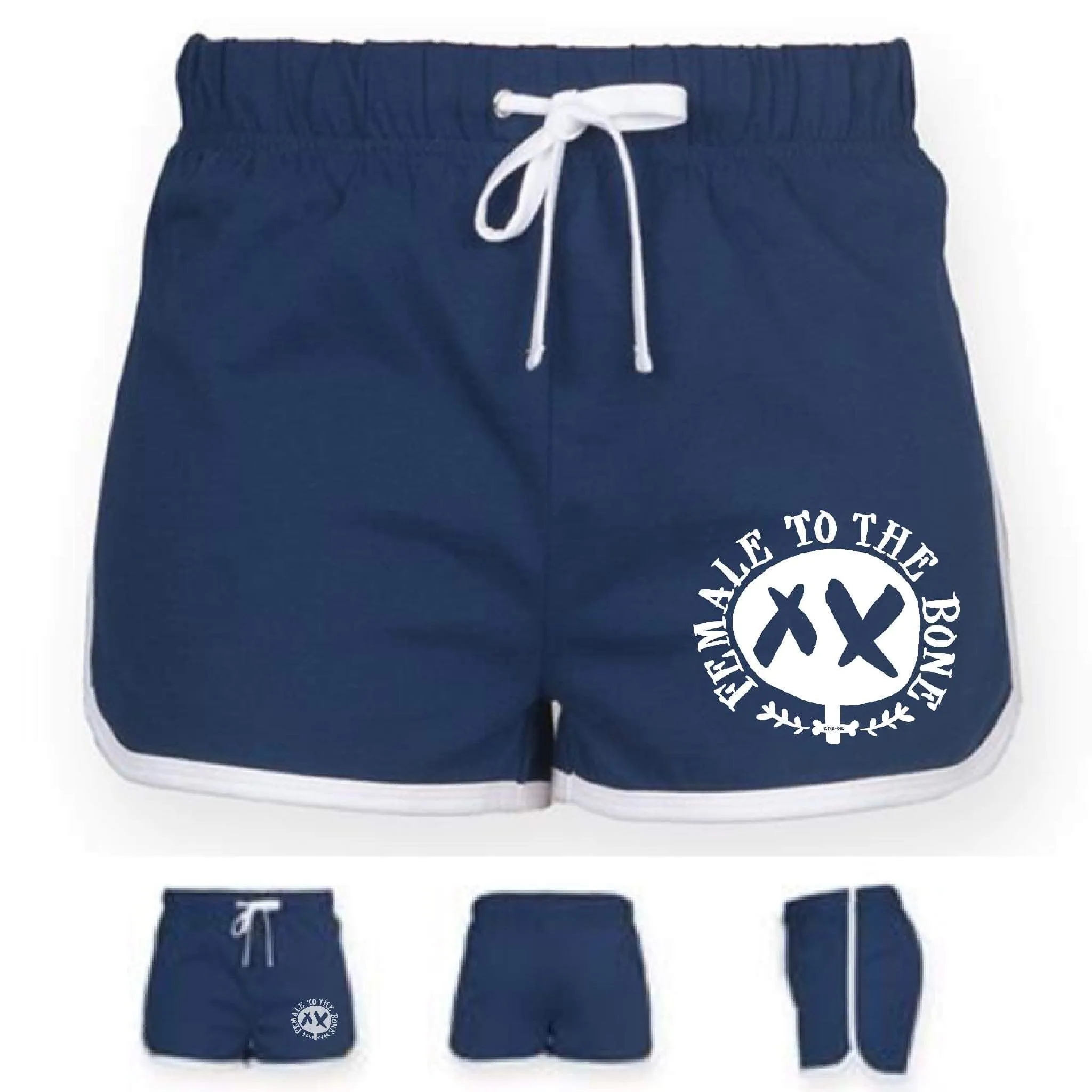 Female To The Bone - Retro Shorts