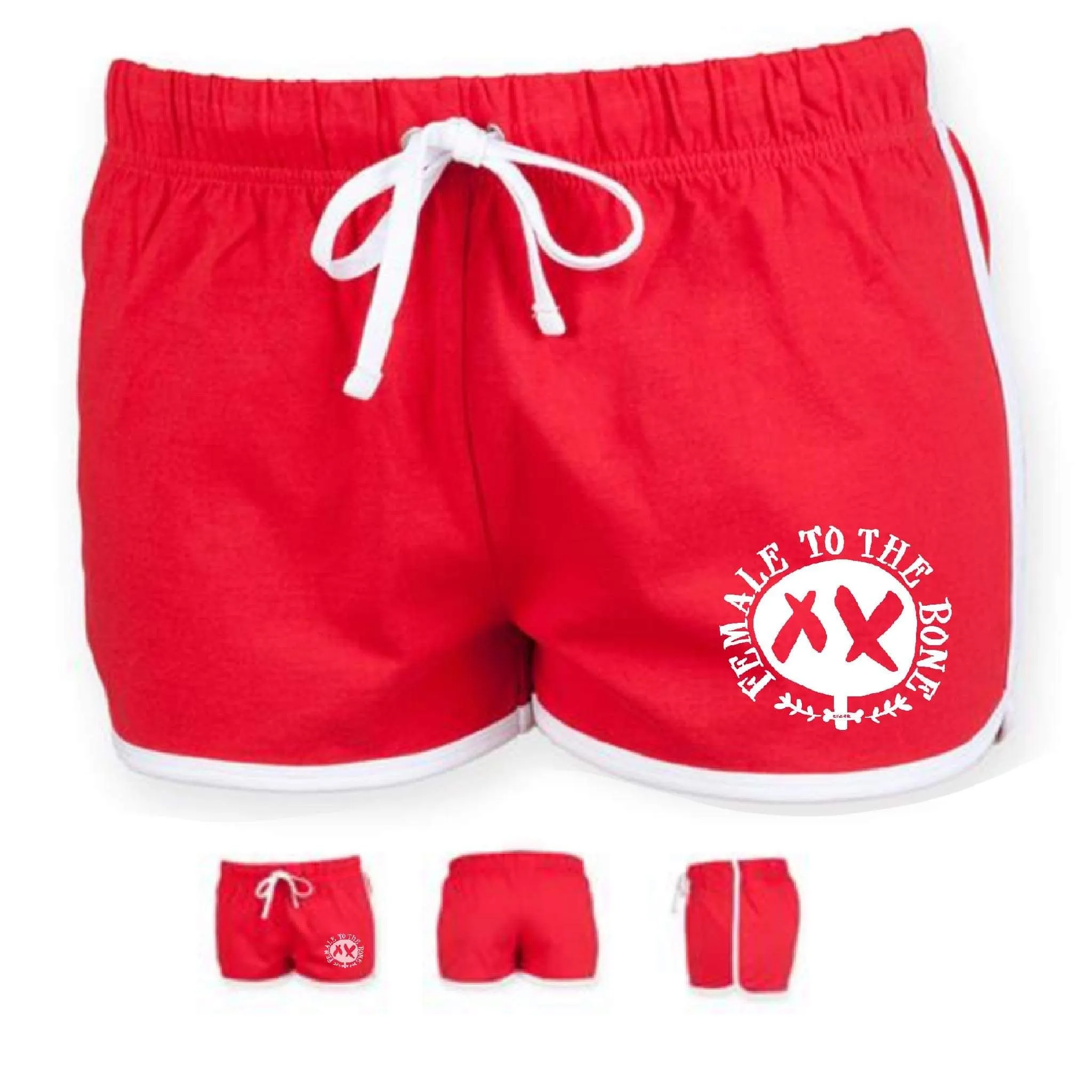 Female To The Bone - Retro Shorts