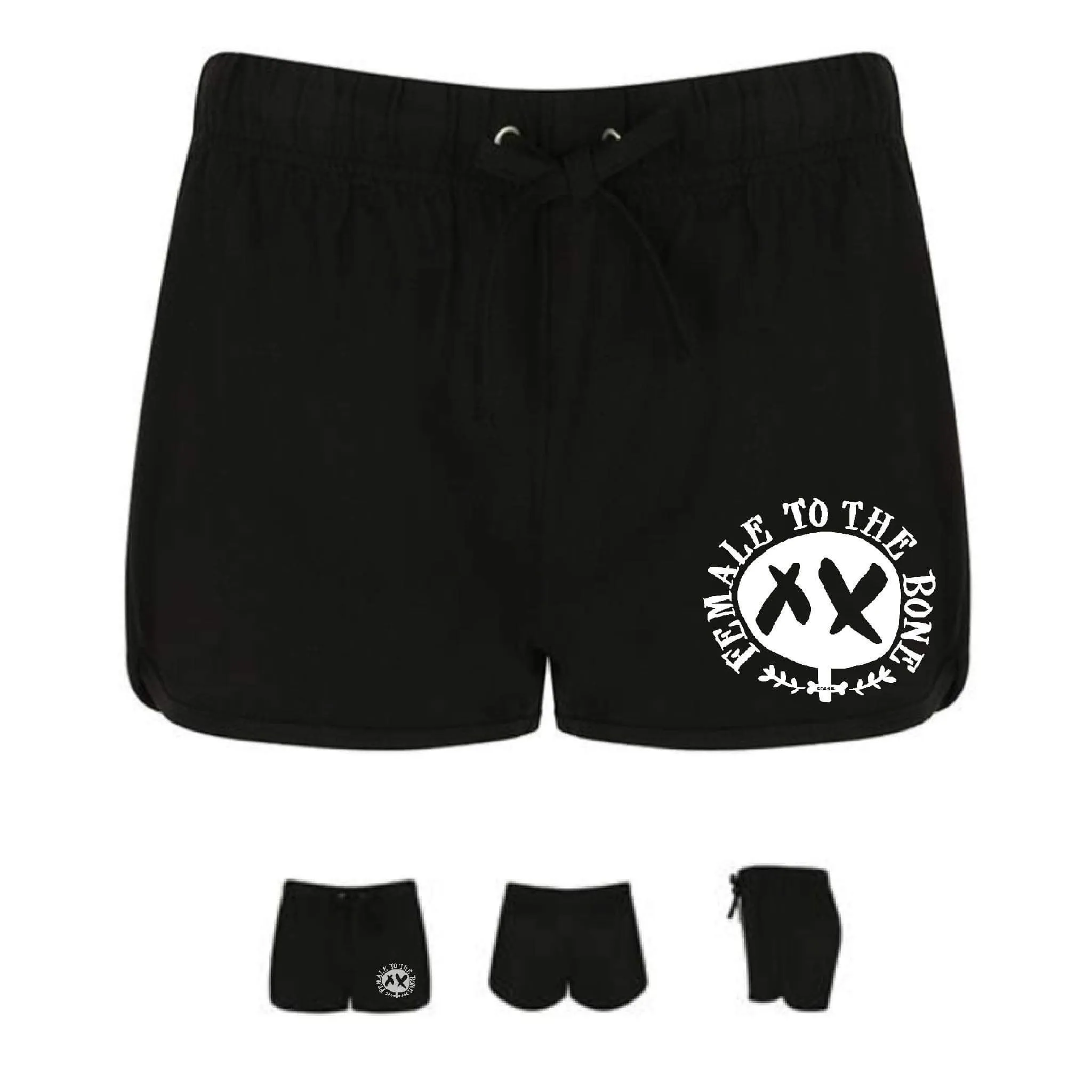 Female To The Bone - Retro Shorts