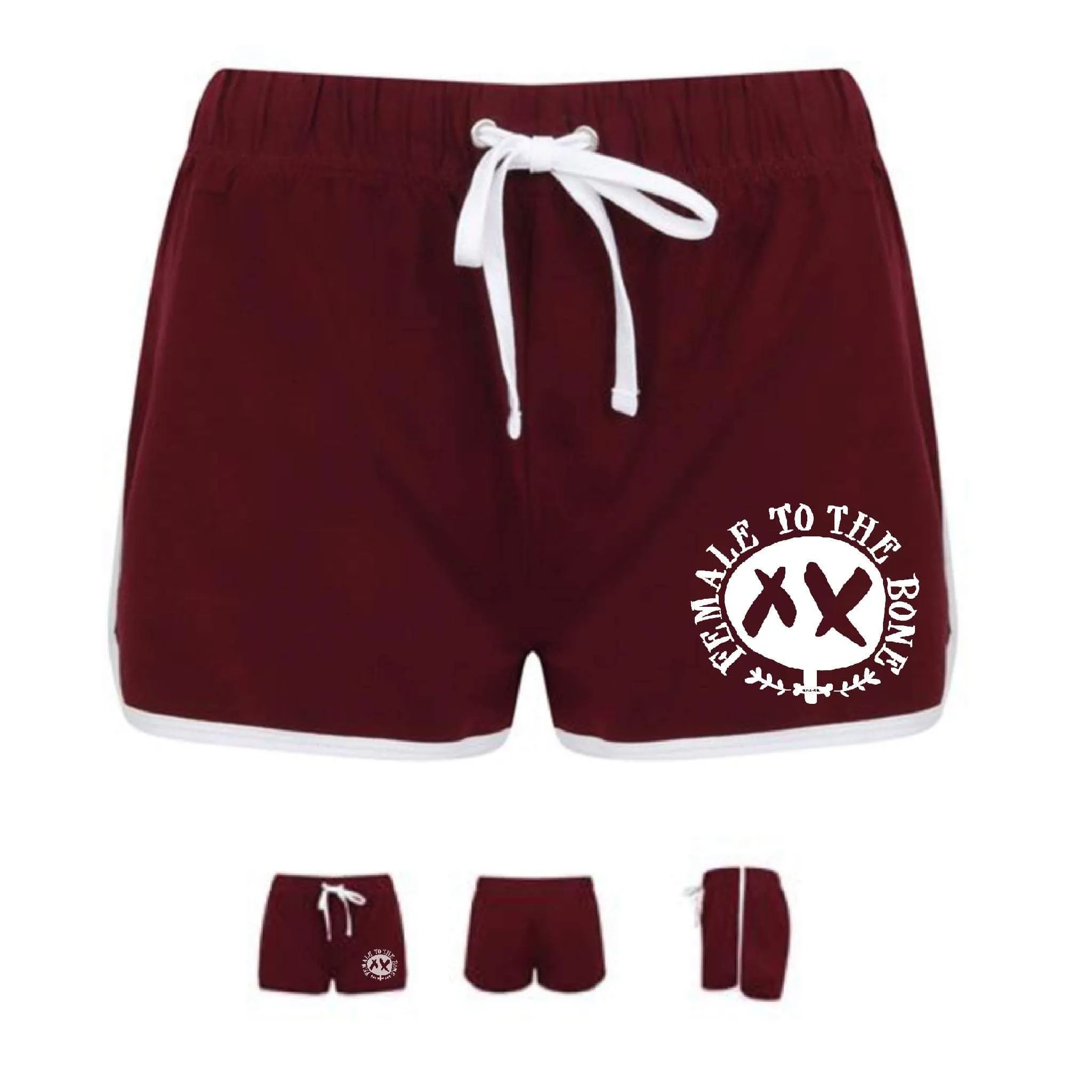 Female To The Bone - Retro Shorts