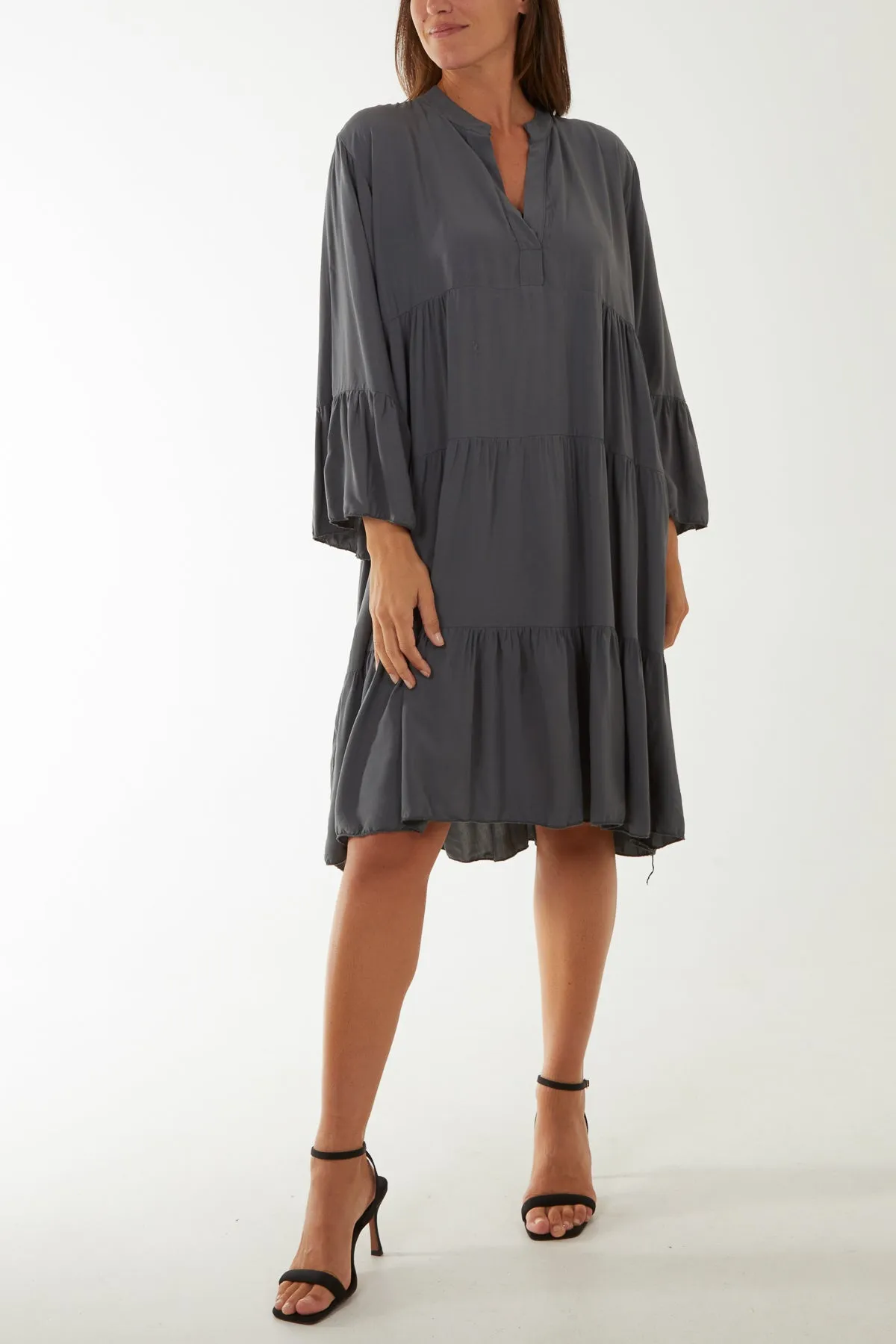 Flare Smock Dress