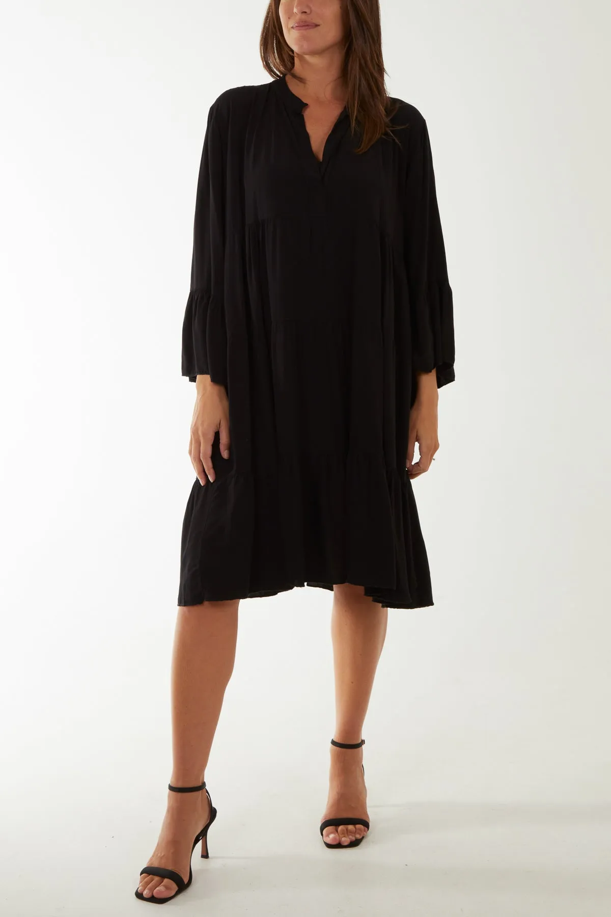 Flare Smock Dress