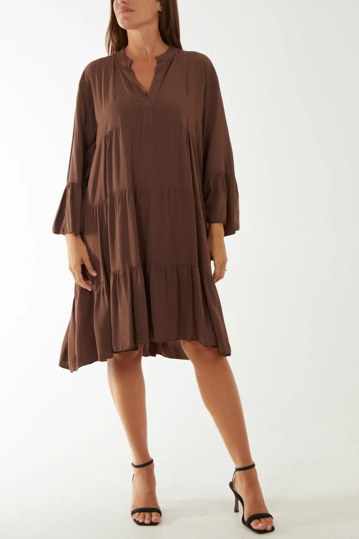 Flare Smock Dress