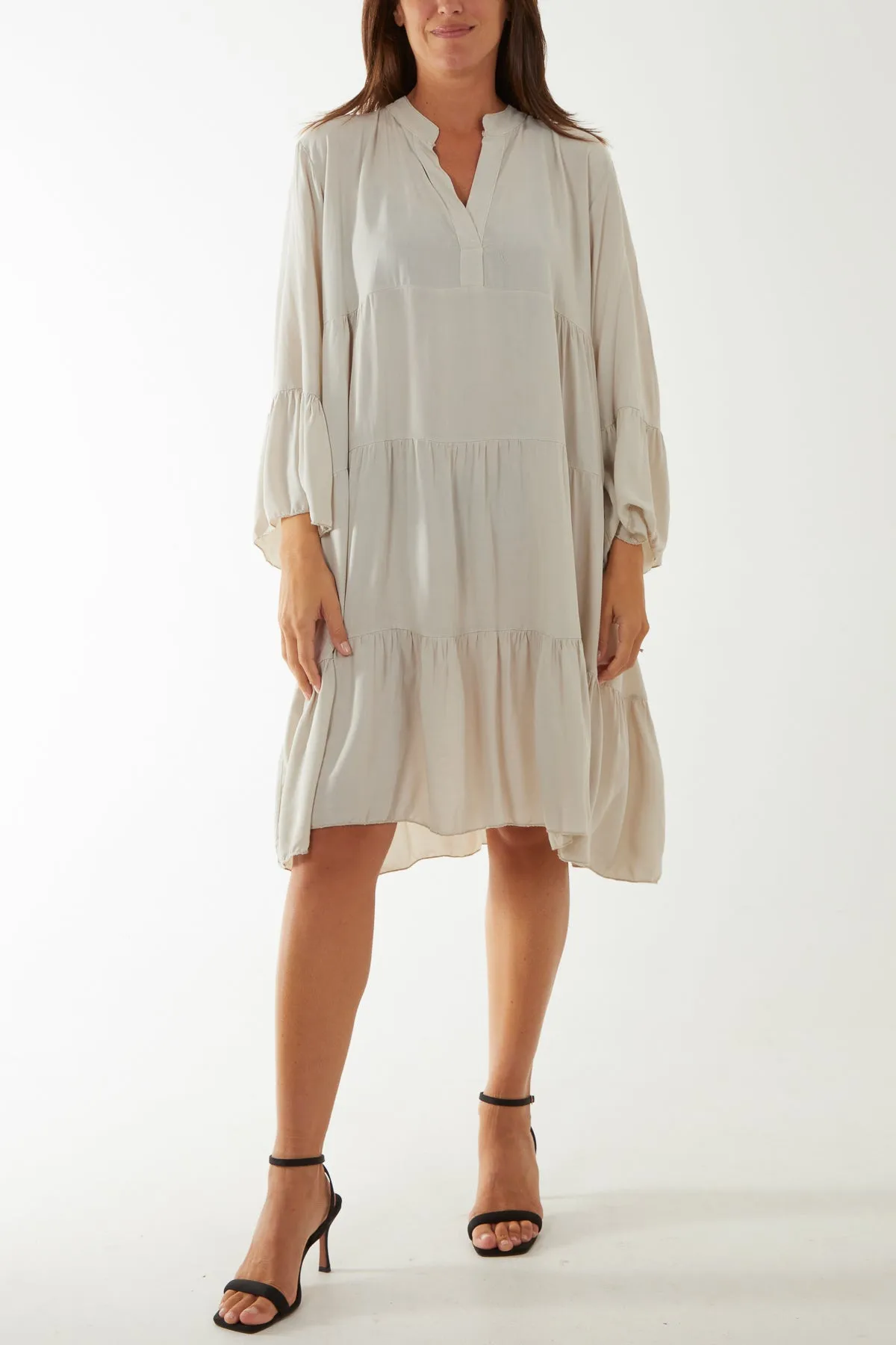 Flare Smock Dress