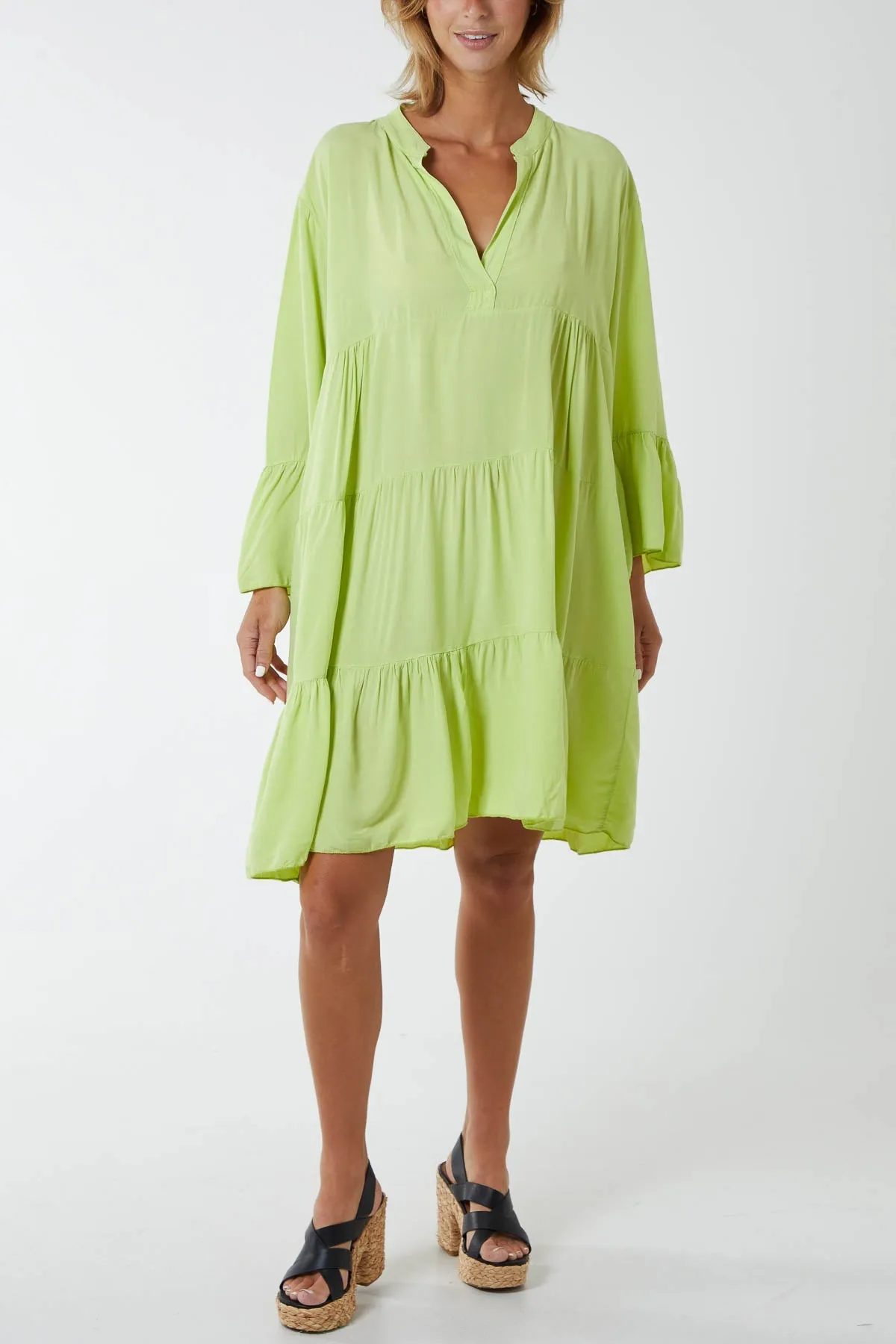 Flare Smock Dress