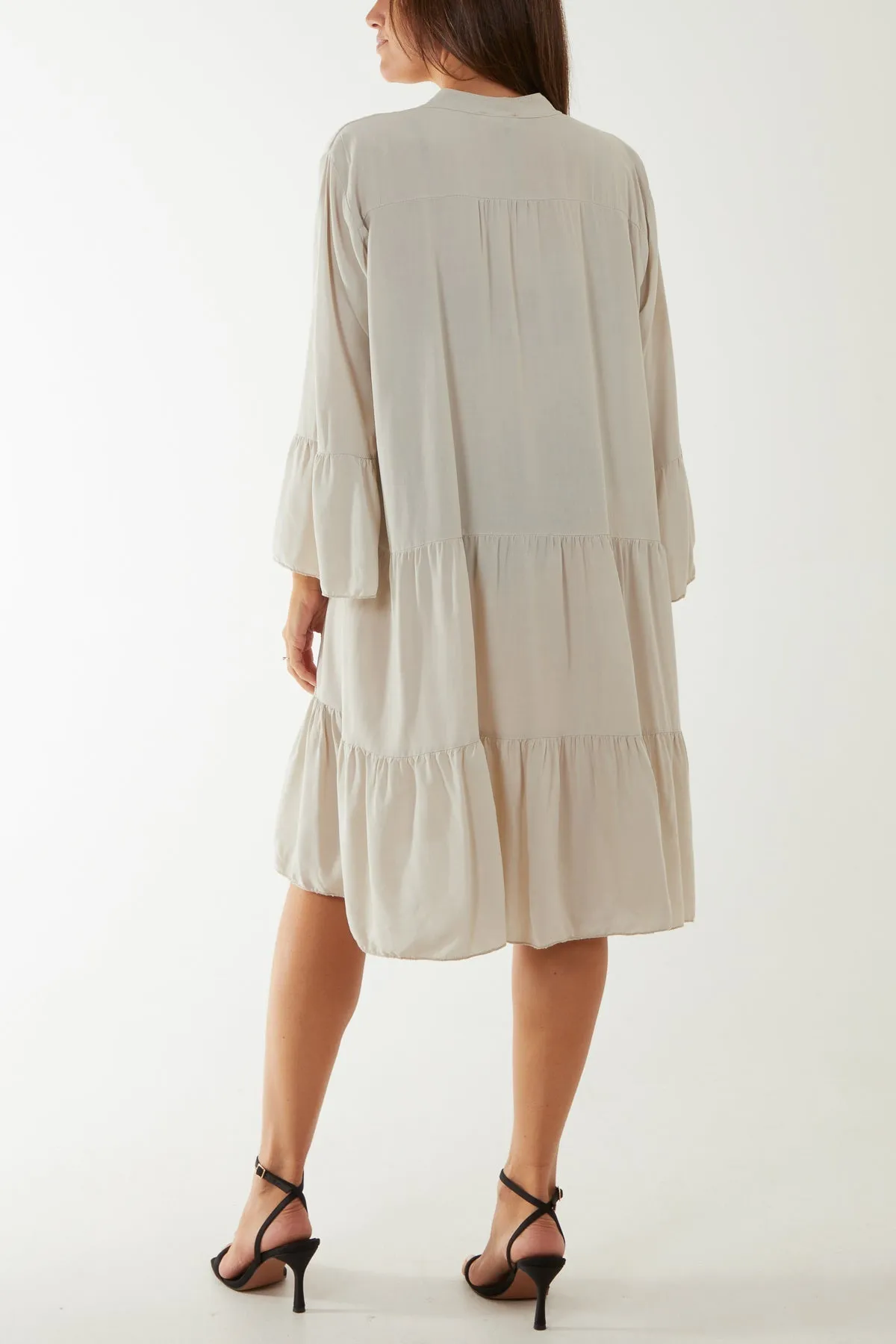 Flare Smock Dress