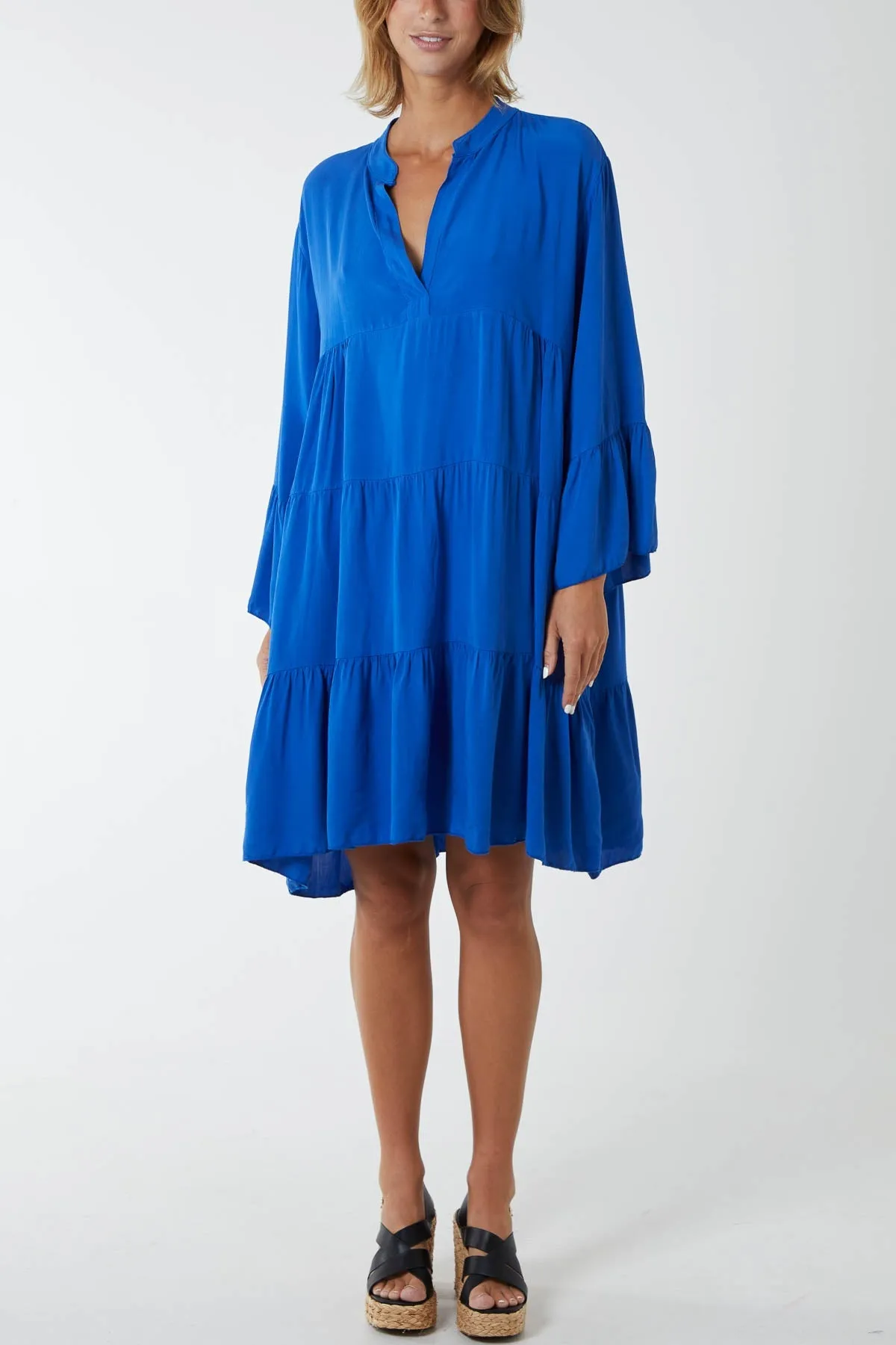 Flare Smock Dress