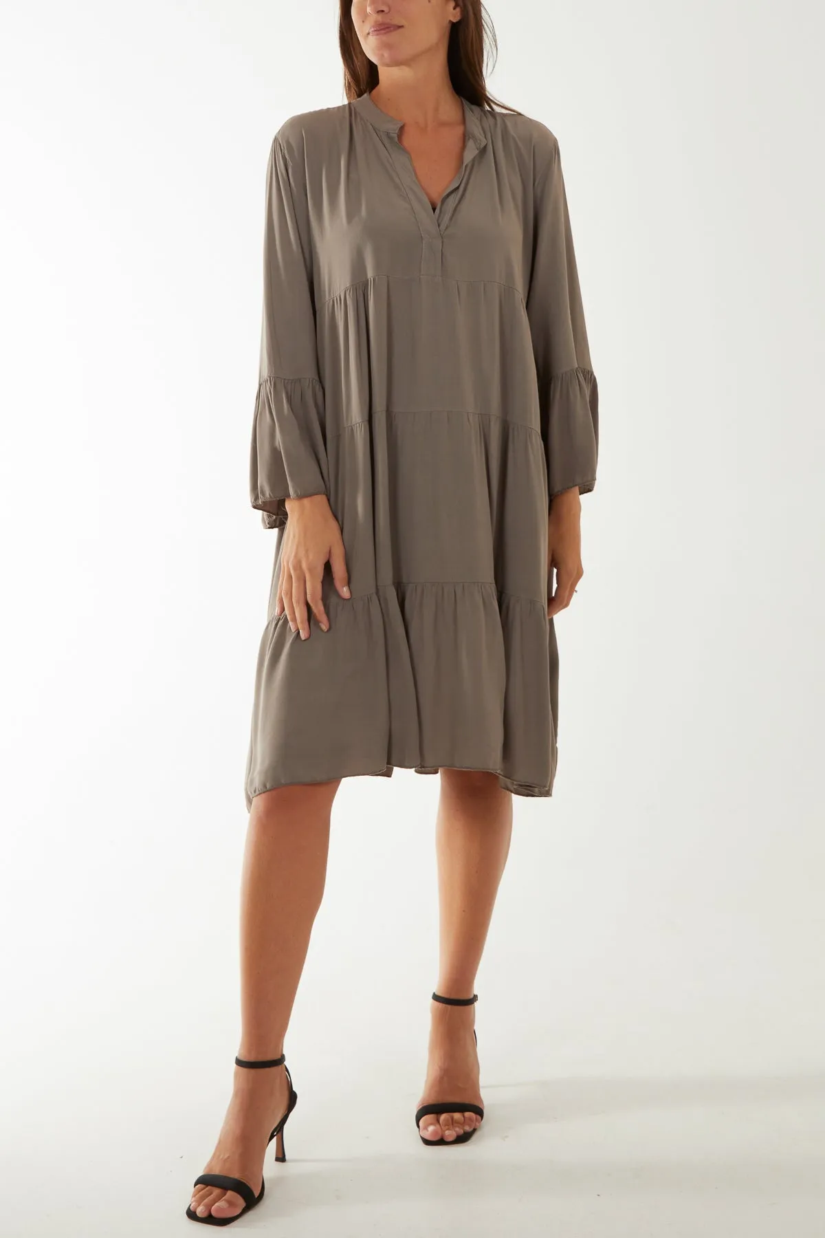 Flare Smock Dress