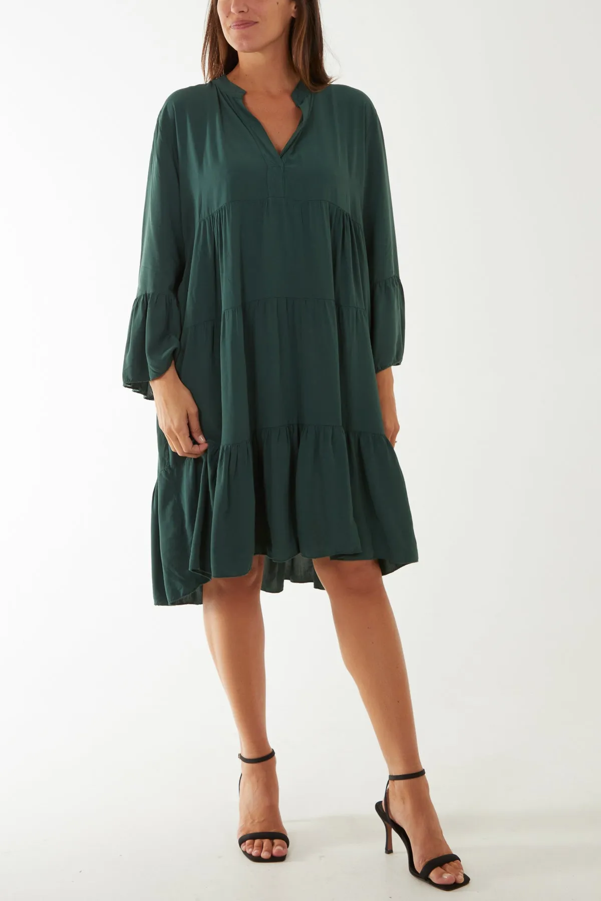 Flare Smock Dress