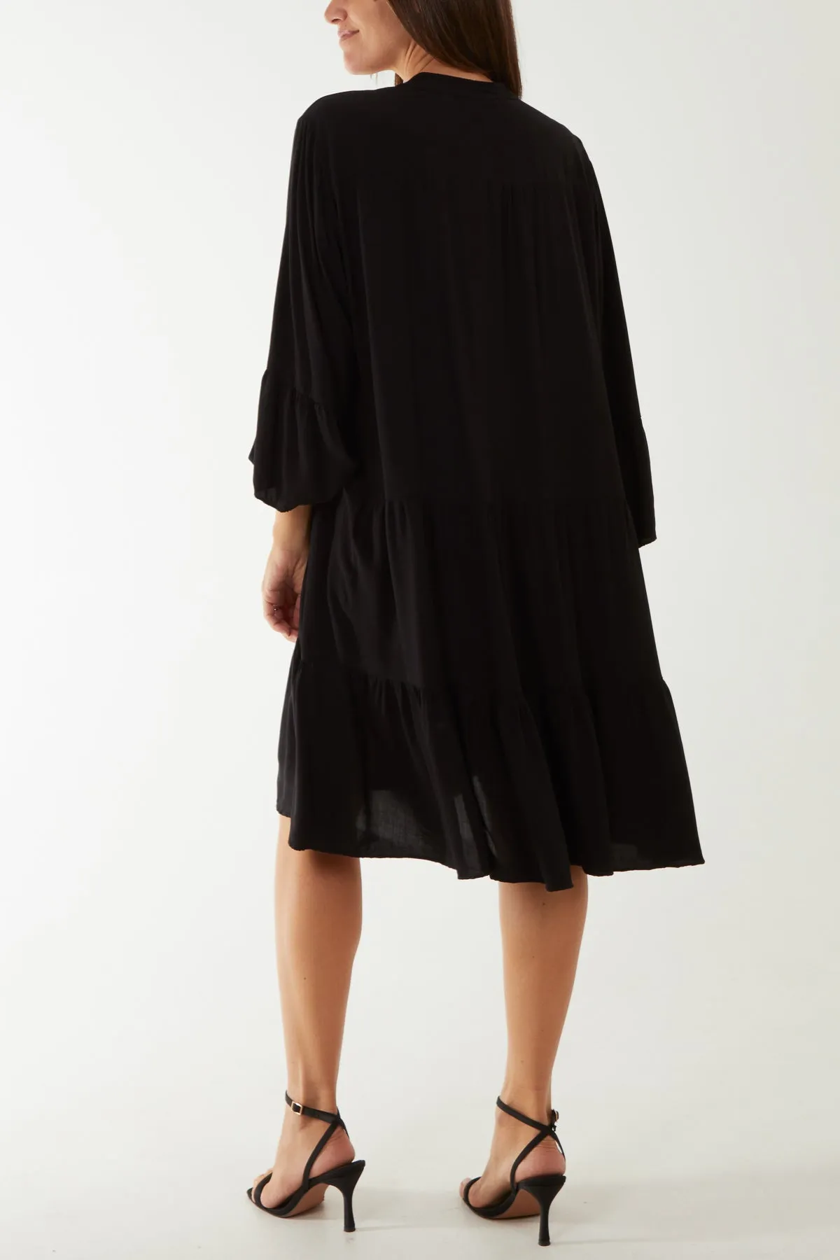Flare Smock Dress