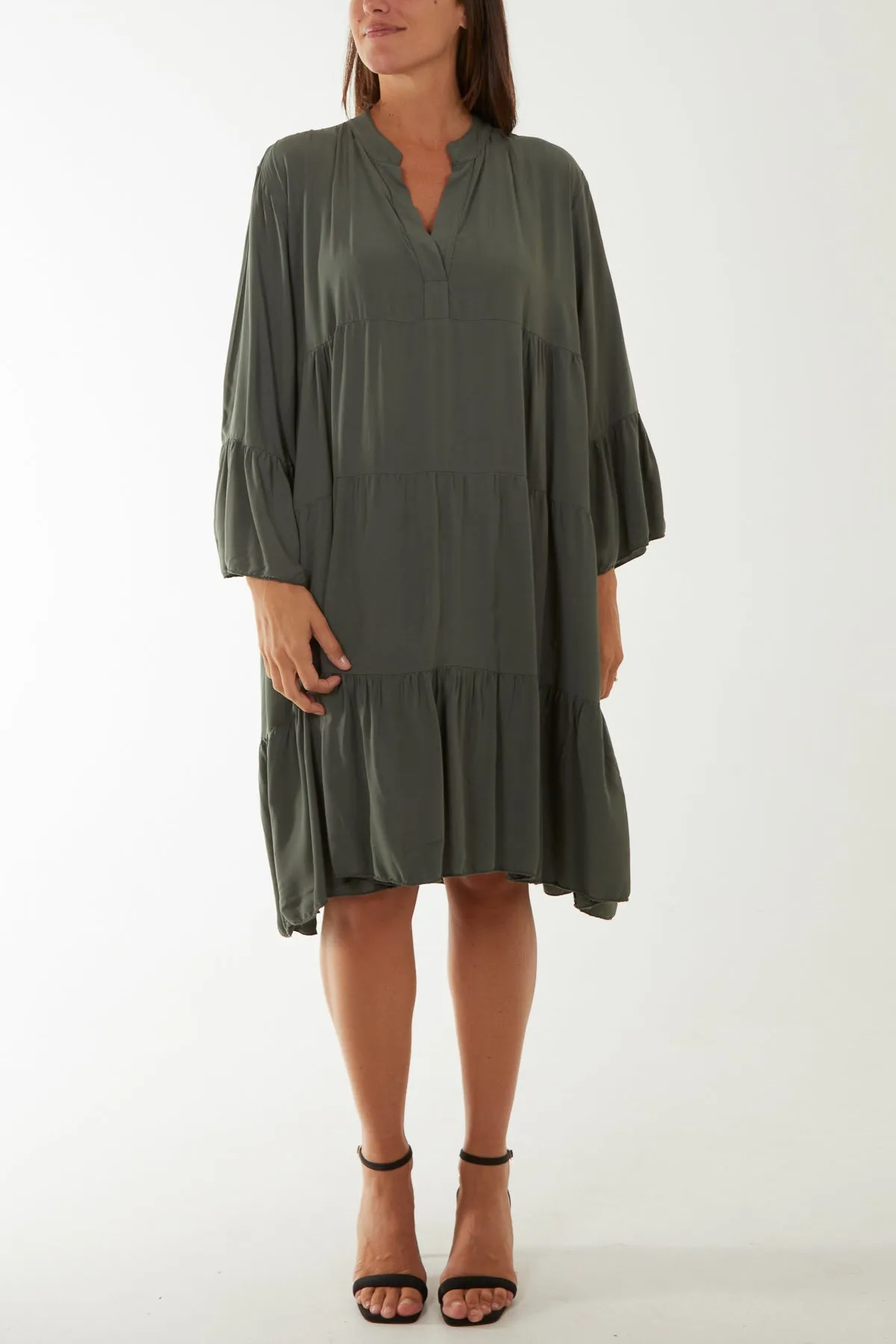 Flare Smock Dress
