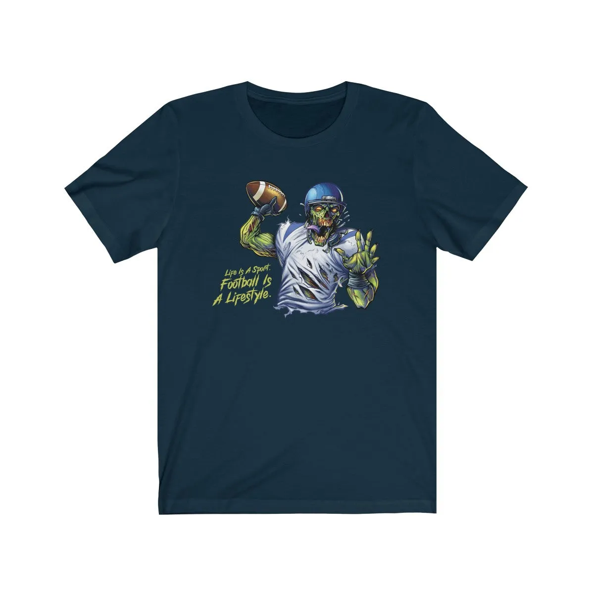 Football Quarterback Graphic Short Sleeve T-Shirt