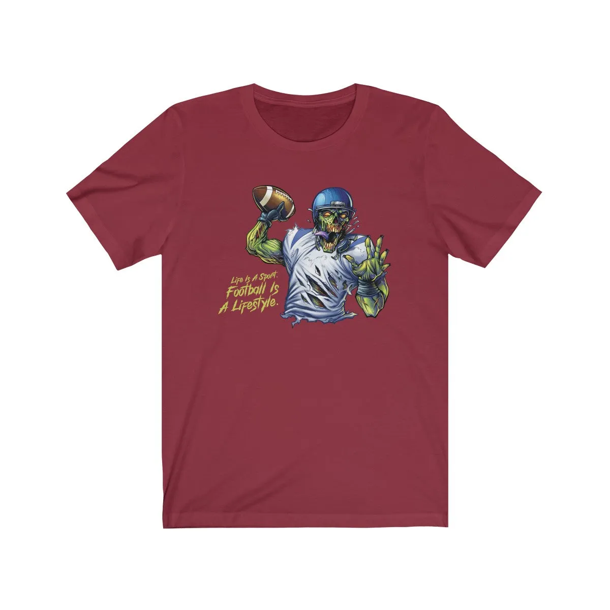 Football Quarterback Graphic Short Sleeve T-Shirt