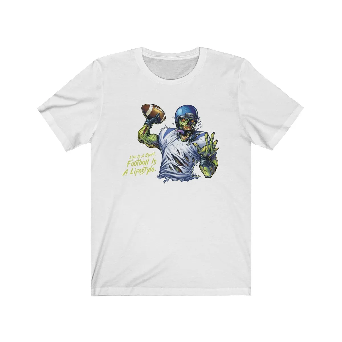 Football Quarterback Graphic Short Sleeve T-Shirt