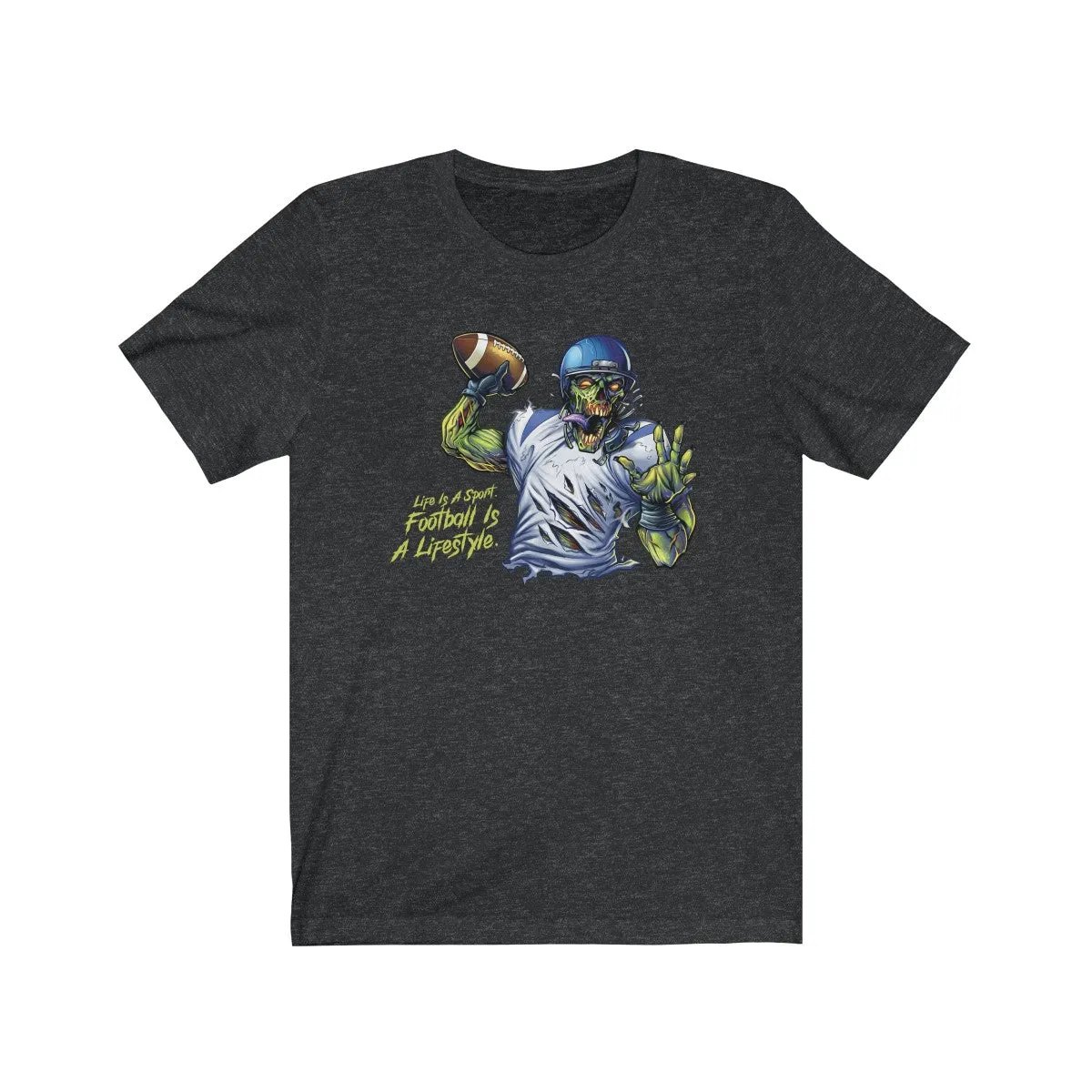 Football Quarterback Graphic Short Sleeve T-Shirt