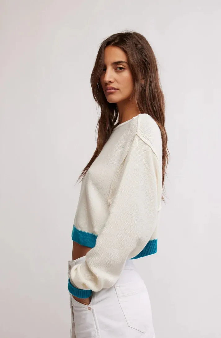 Free People We The Free Into The Blue Pullover