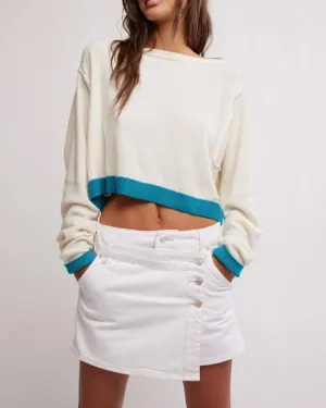 Free People We The Free Into The Blue Pullover