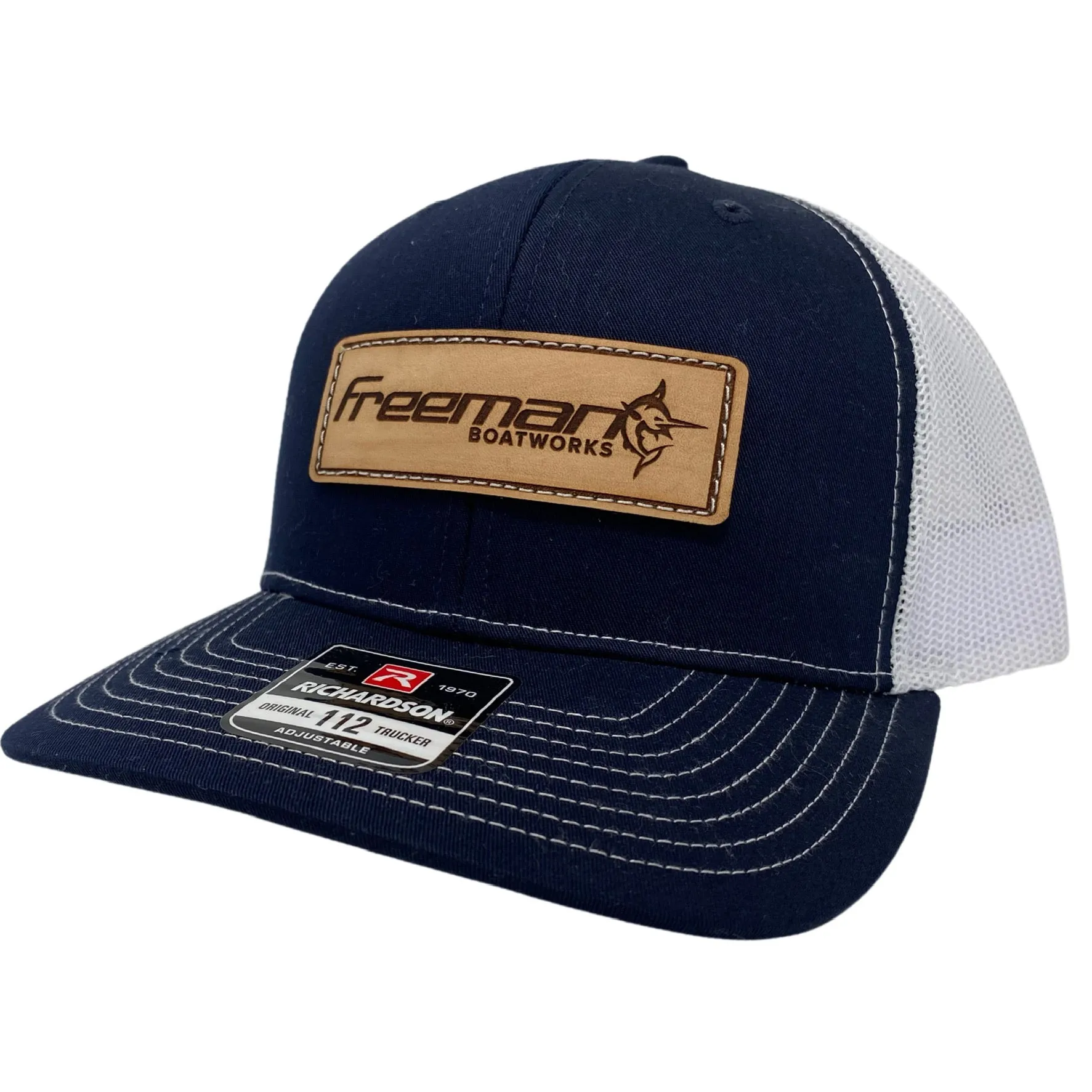 Freeman Boatworks Leather Patch Trucker - Limited Edition