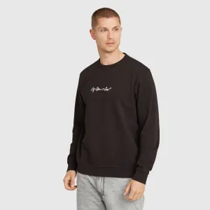 G-Script Logo Sweat Top - Black