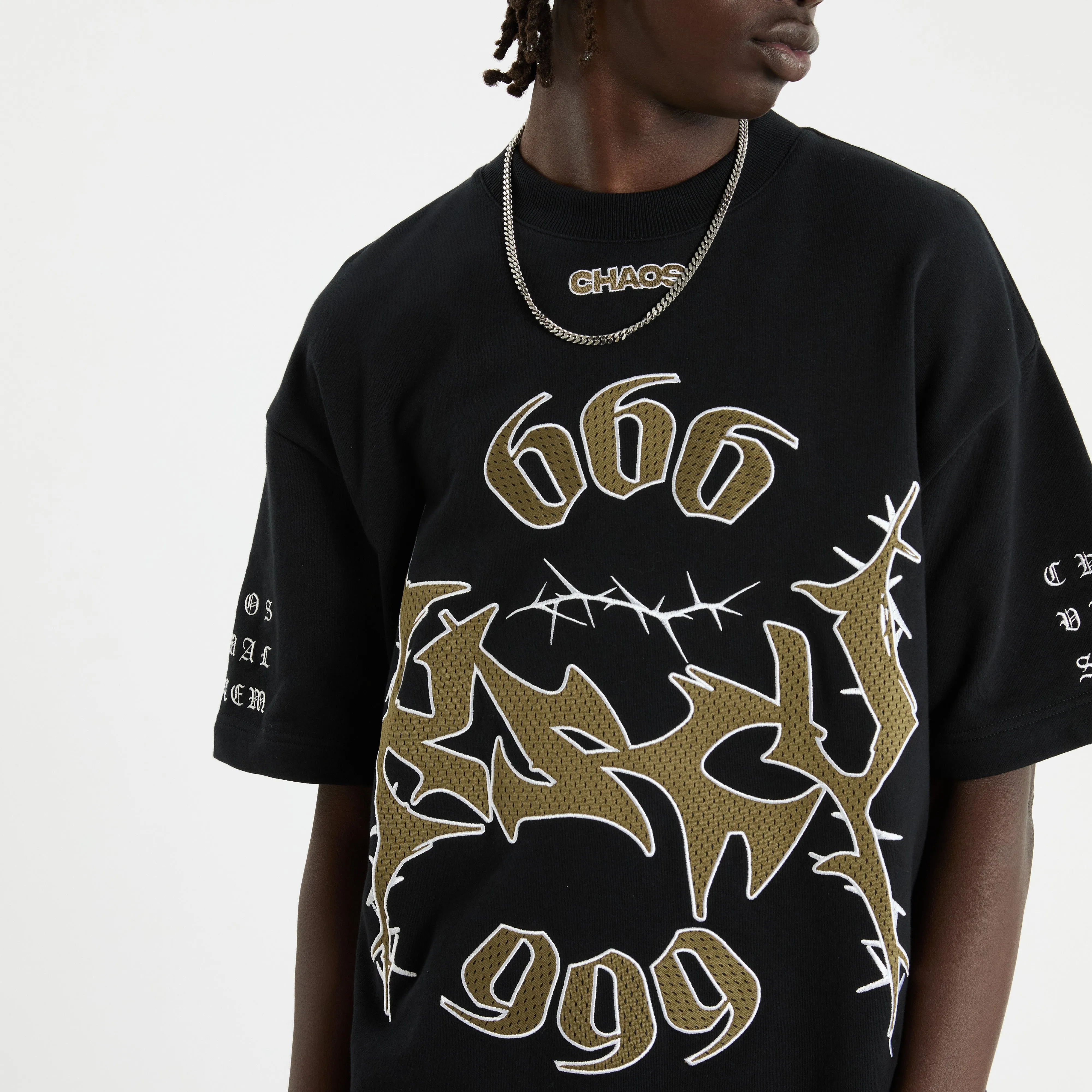 Garden Loopback Street Tee Anthracite Black