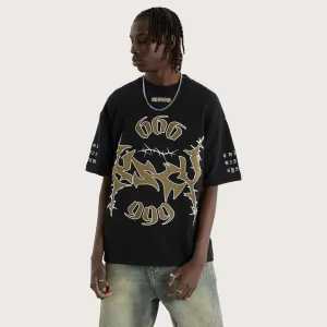 Garden Loopback Street Tee Anthracite Black