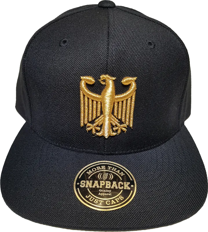 Germany Snapback Cap Chivalry Black