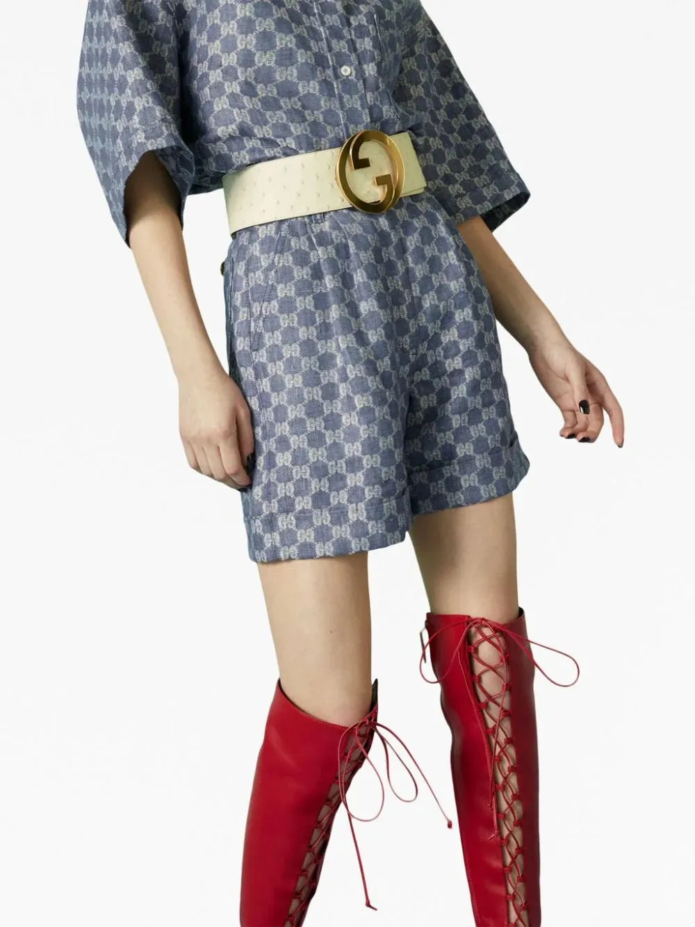 GG Linen Shorts