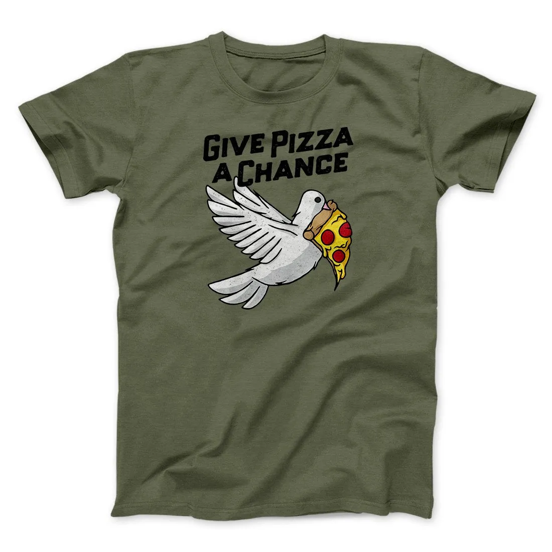 Give Pizza A Chance Men/Unisex T-Shirt