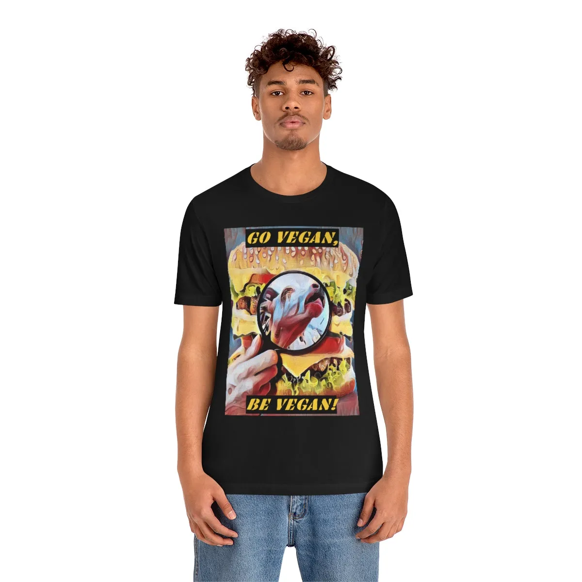 Go Vegan Be Vegan 2 Short Sleeve Tee