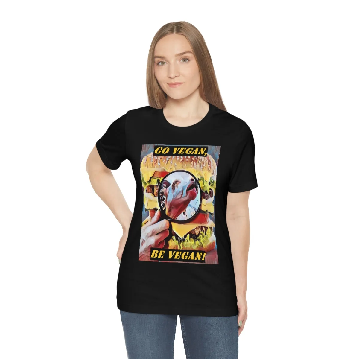 Go Vegan Be Vegan 2 Short Sleeve Tee
