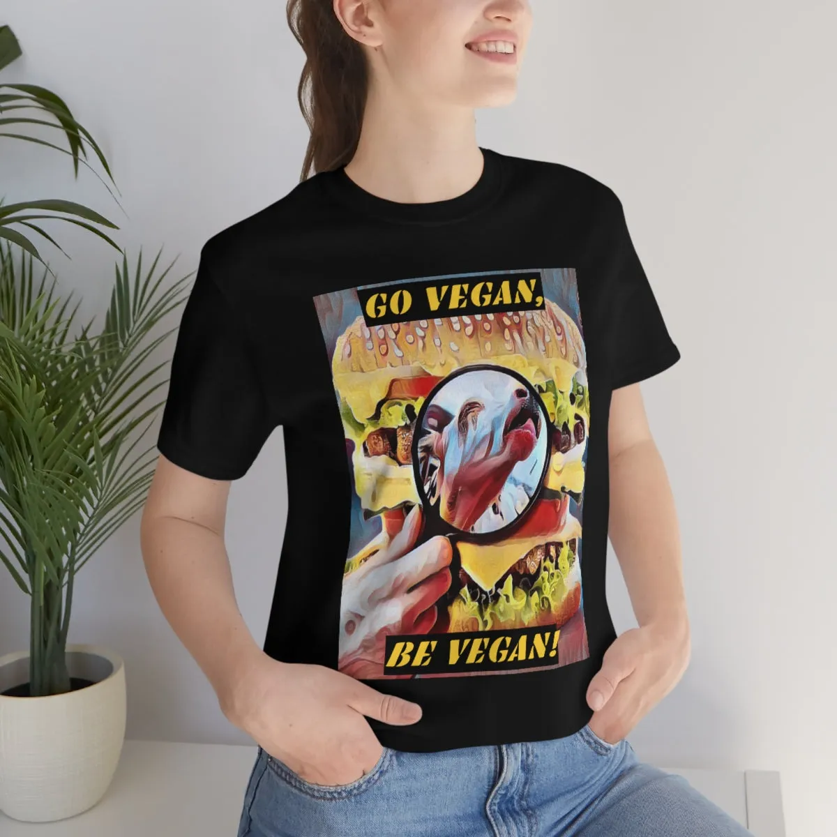 Go Vegan Be Vegan 2 Short Sleeve Tee