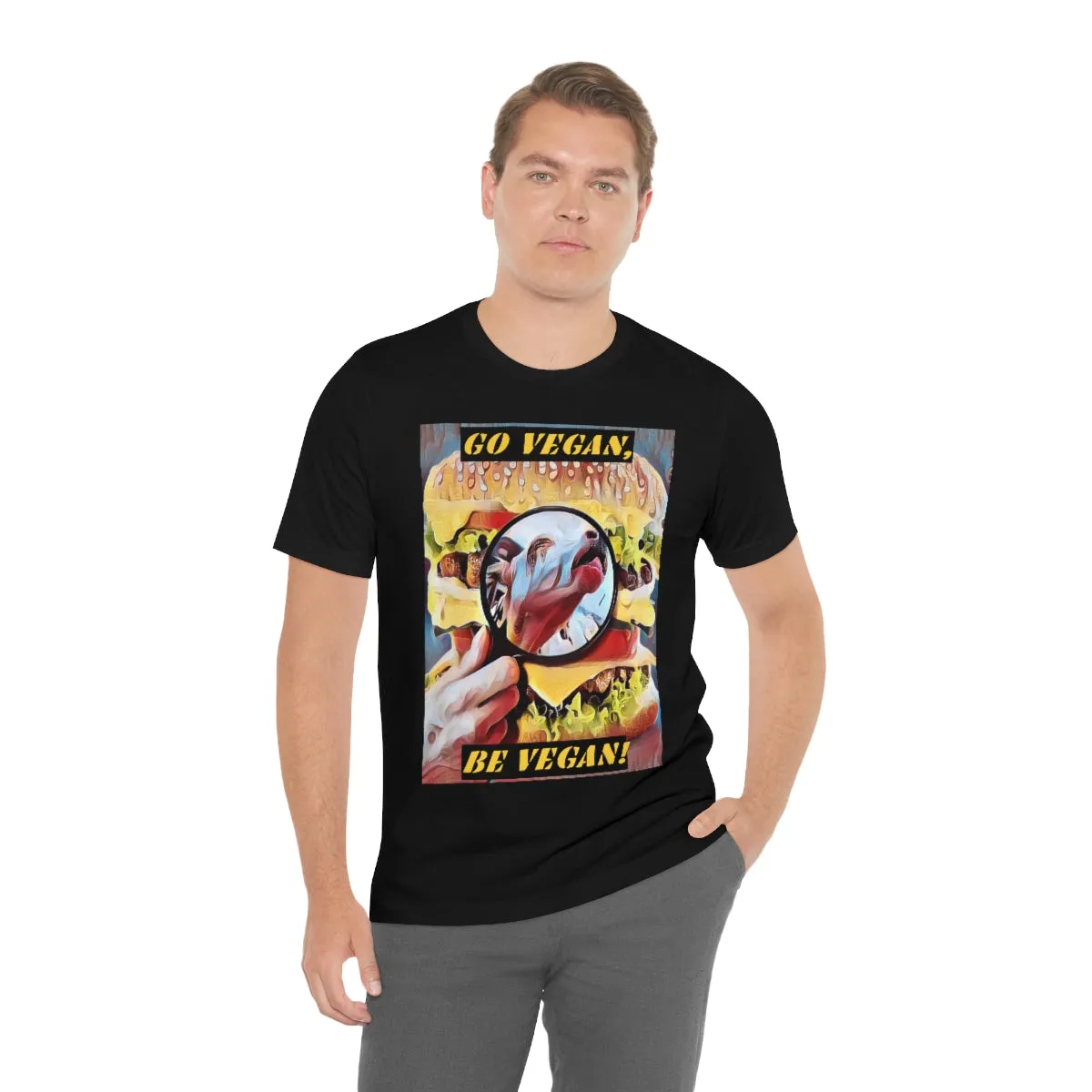 Go Vegan Be Vegan 2 Short Sleeve Tee