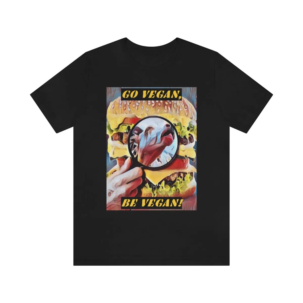 Go Vegan Be Vegan 2 Short Sleeve Tee