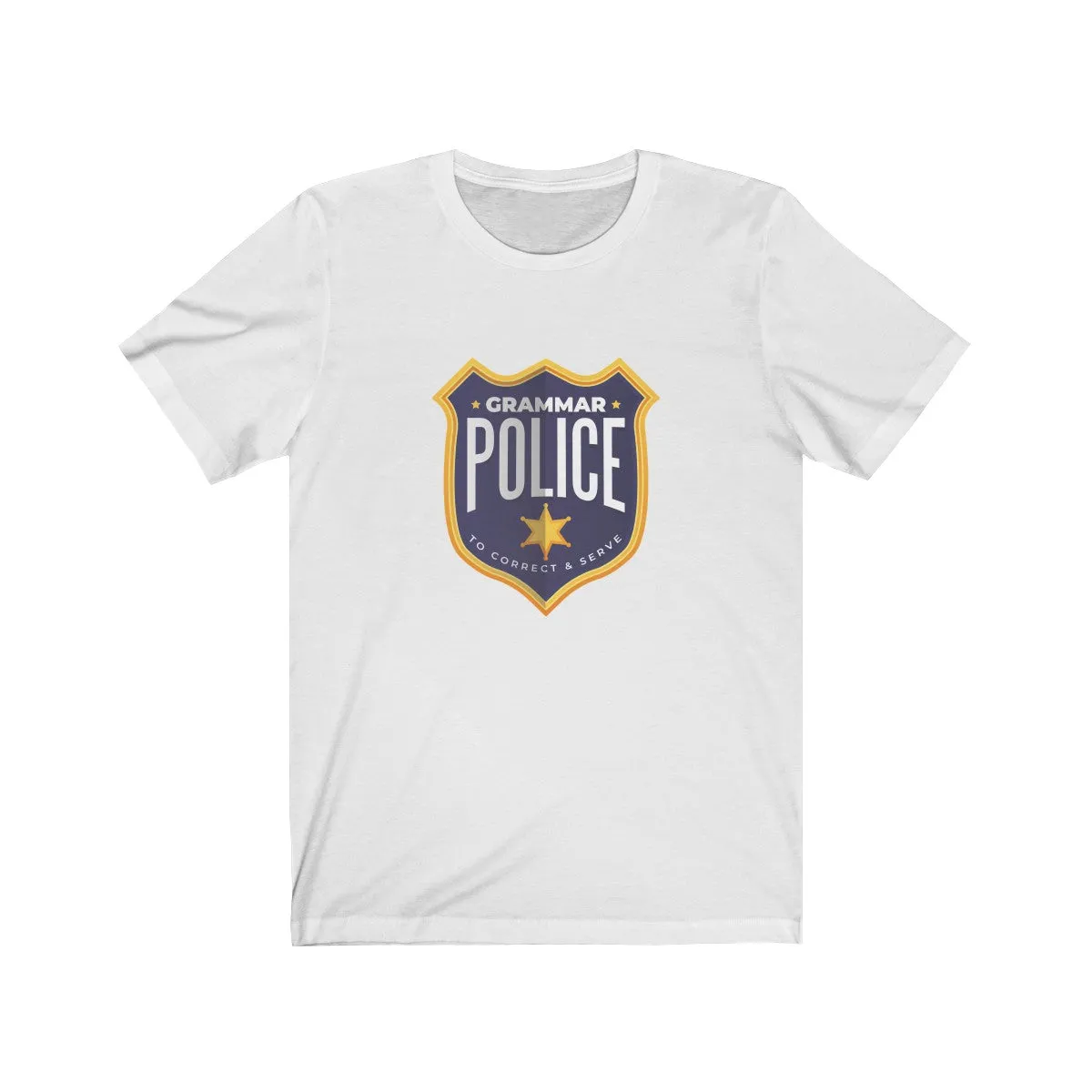GRAMMAR POLICE <br>unisex tee